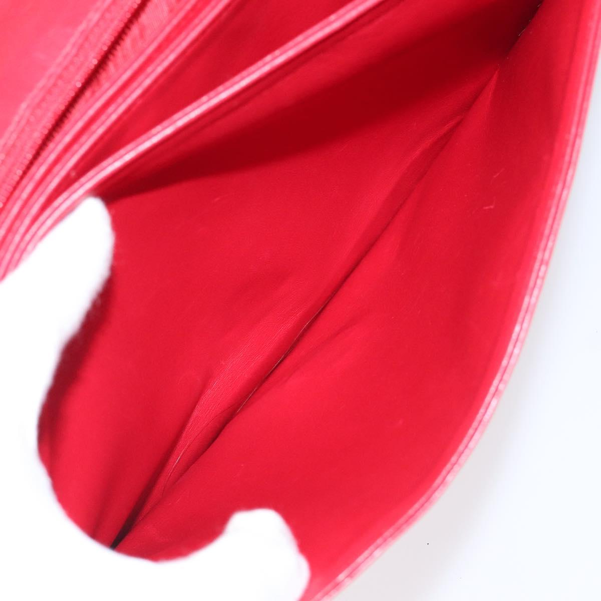 LOUIS VUITTON Opera line Delph Shoulder Bag Red M63937 LV Auth mr1310