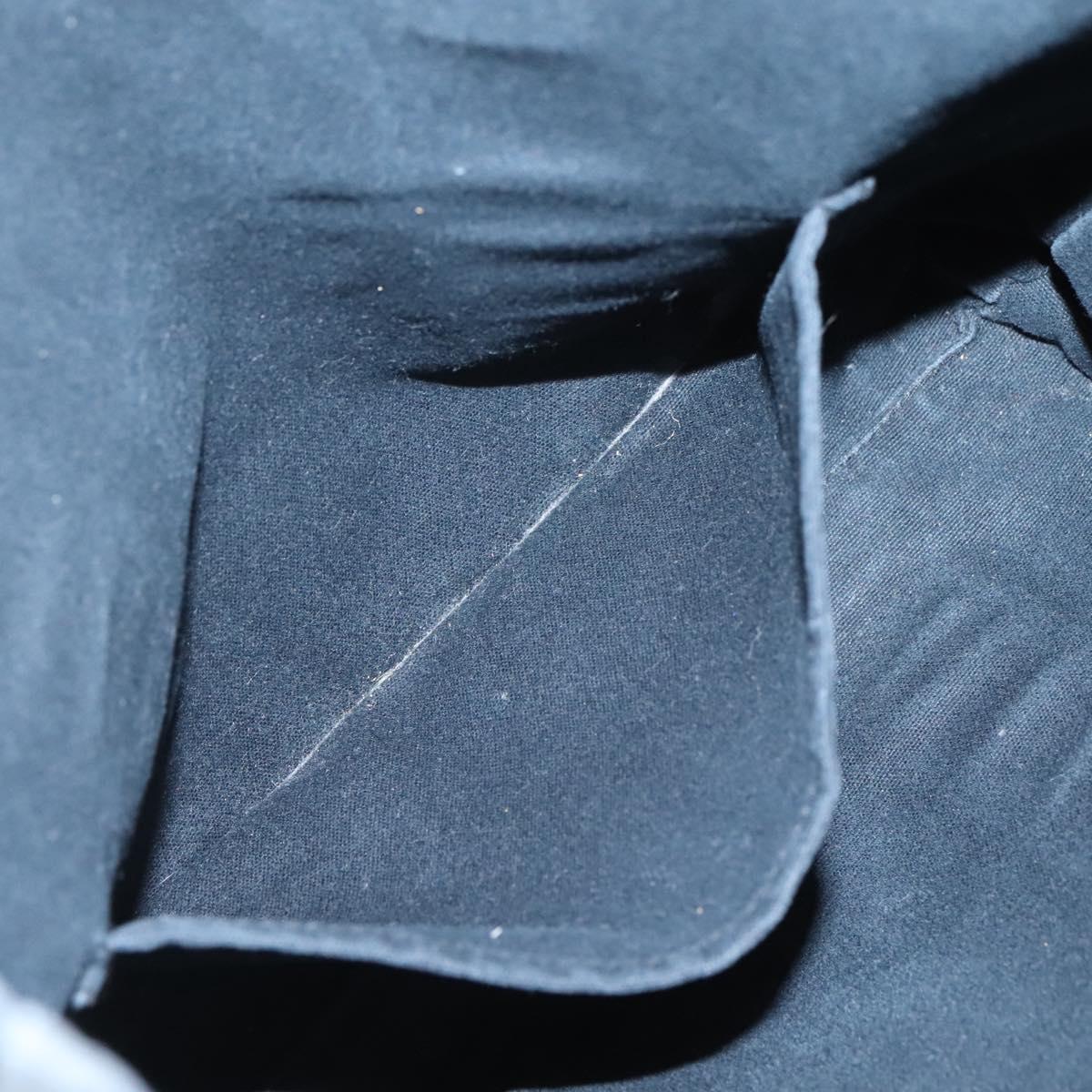 HERMES Fourre Tout Cabas Tote Bag Canvas Black Auth mr1312