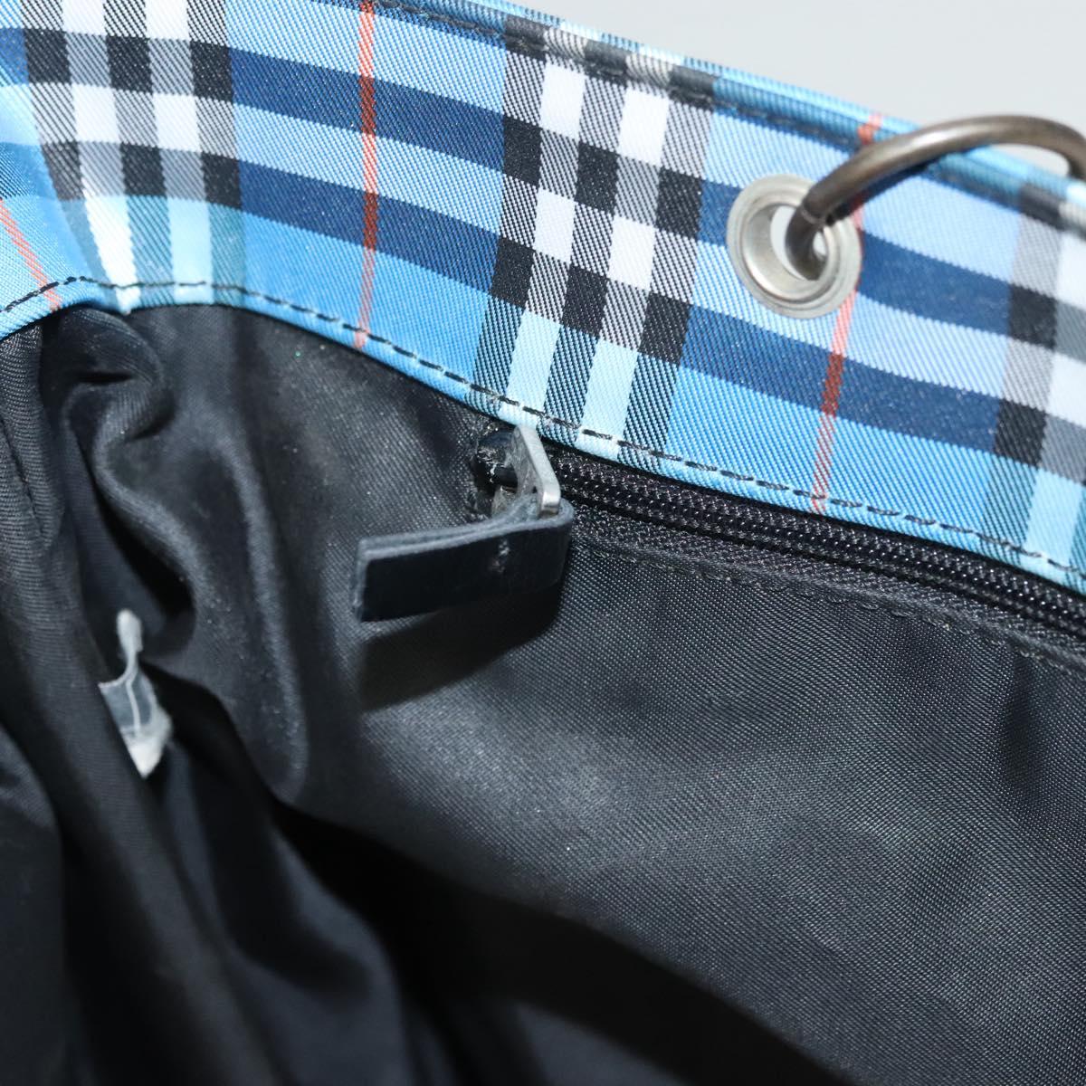 BURBERRY Nova Check Tote Bag Nylon Blue Auth mr1314
