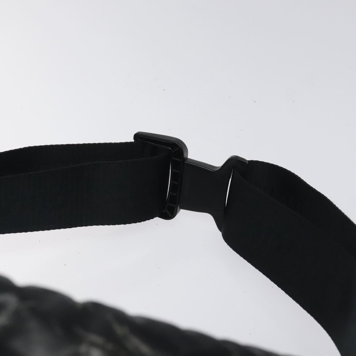 CHANEL Sports Waist Bag Nylon Black CC Auth mr1323