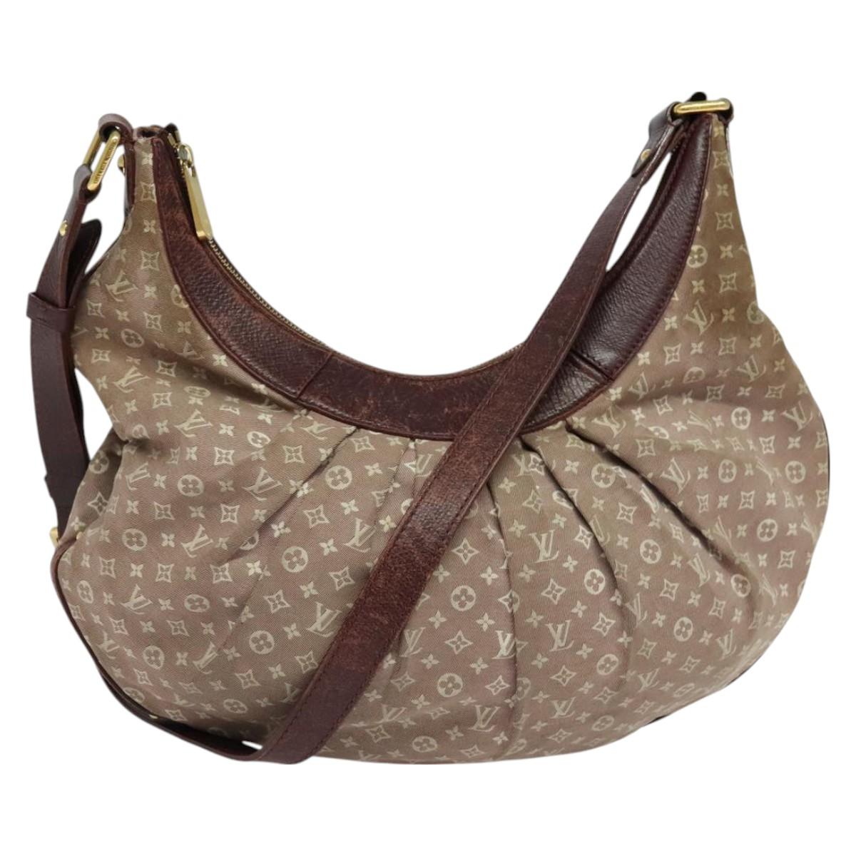 LOUIS VUITTON Monogram Idylle Rhapsody MM Shoulder Bag Sepia M40405 Auth mr1341