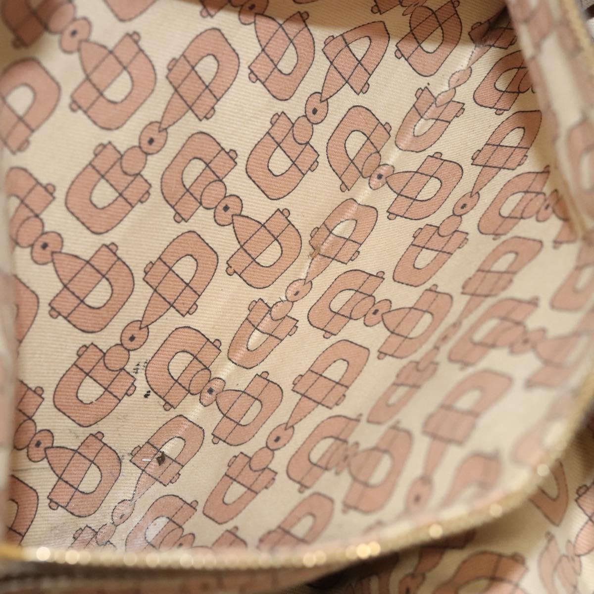 GUCCI GG Canvas Sherry Line Hand Bag Beige Gold 139260 Auth mr1366