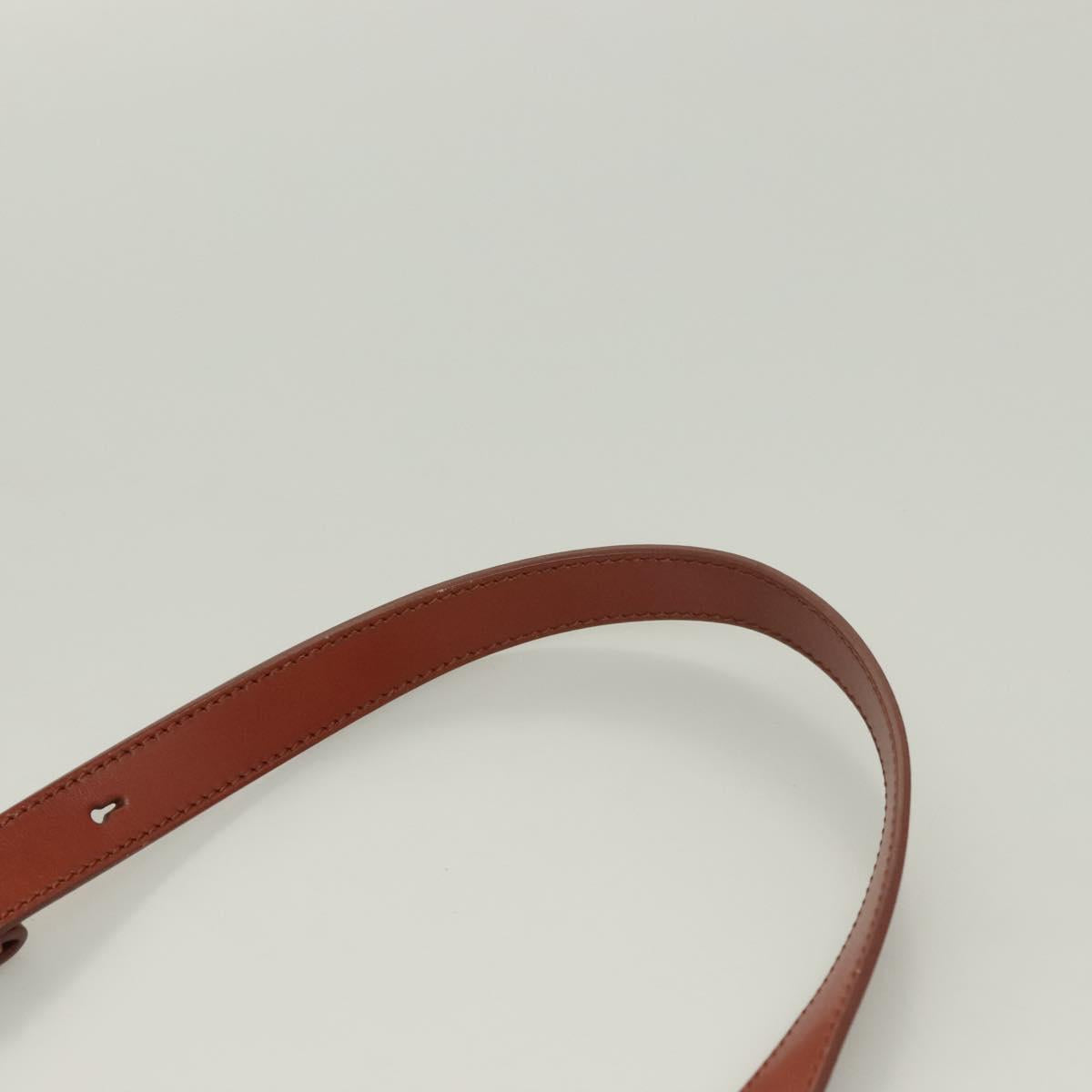 Chloe Abbey Hand Bag Leather 2way Brown Gold Auth mr1375