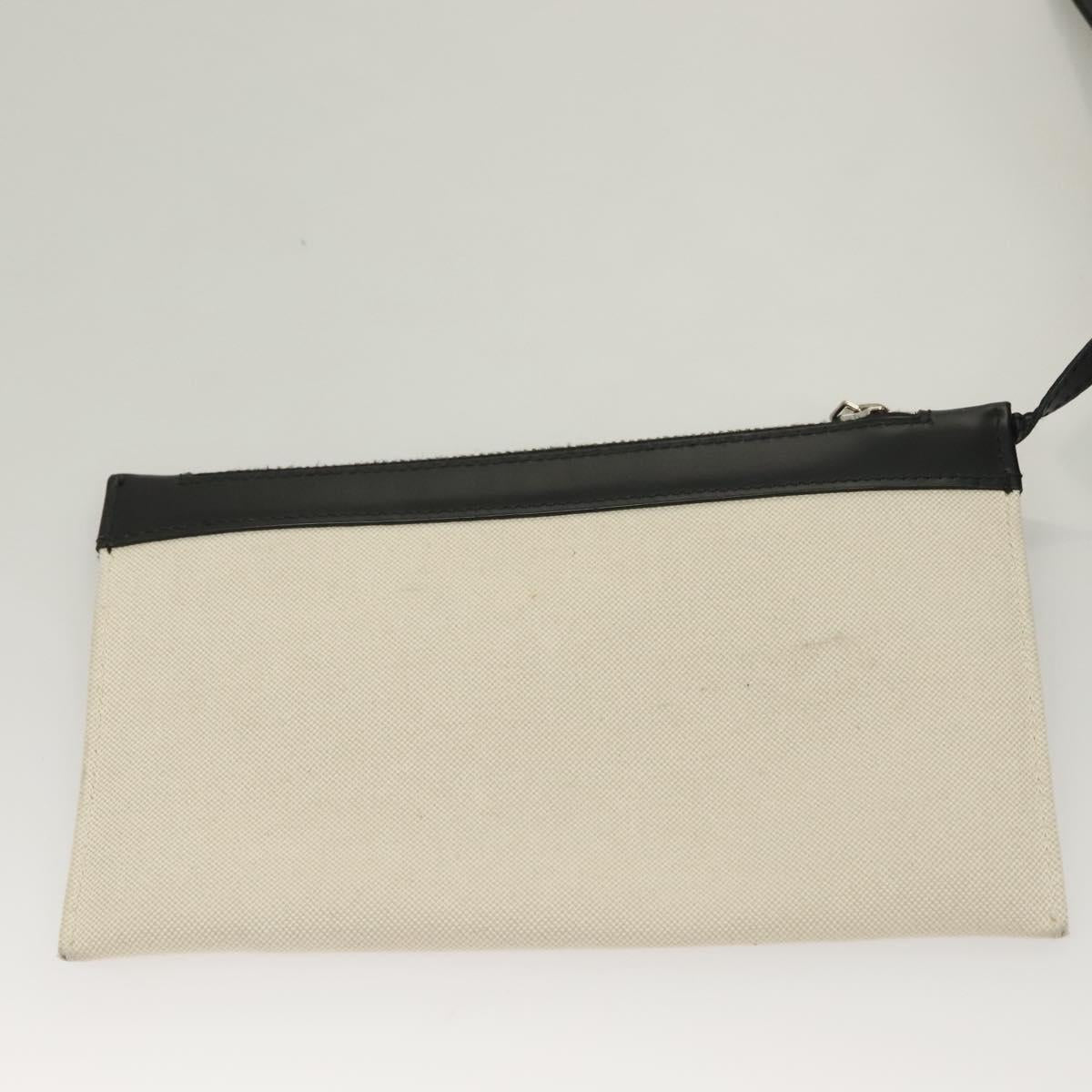 BALENCIAGA Cabas S Tote Bag Canvas White 339933 Auth mr1425
