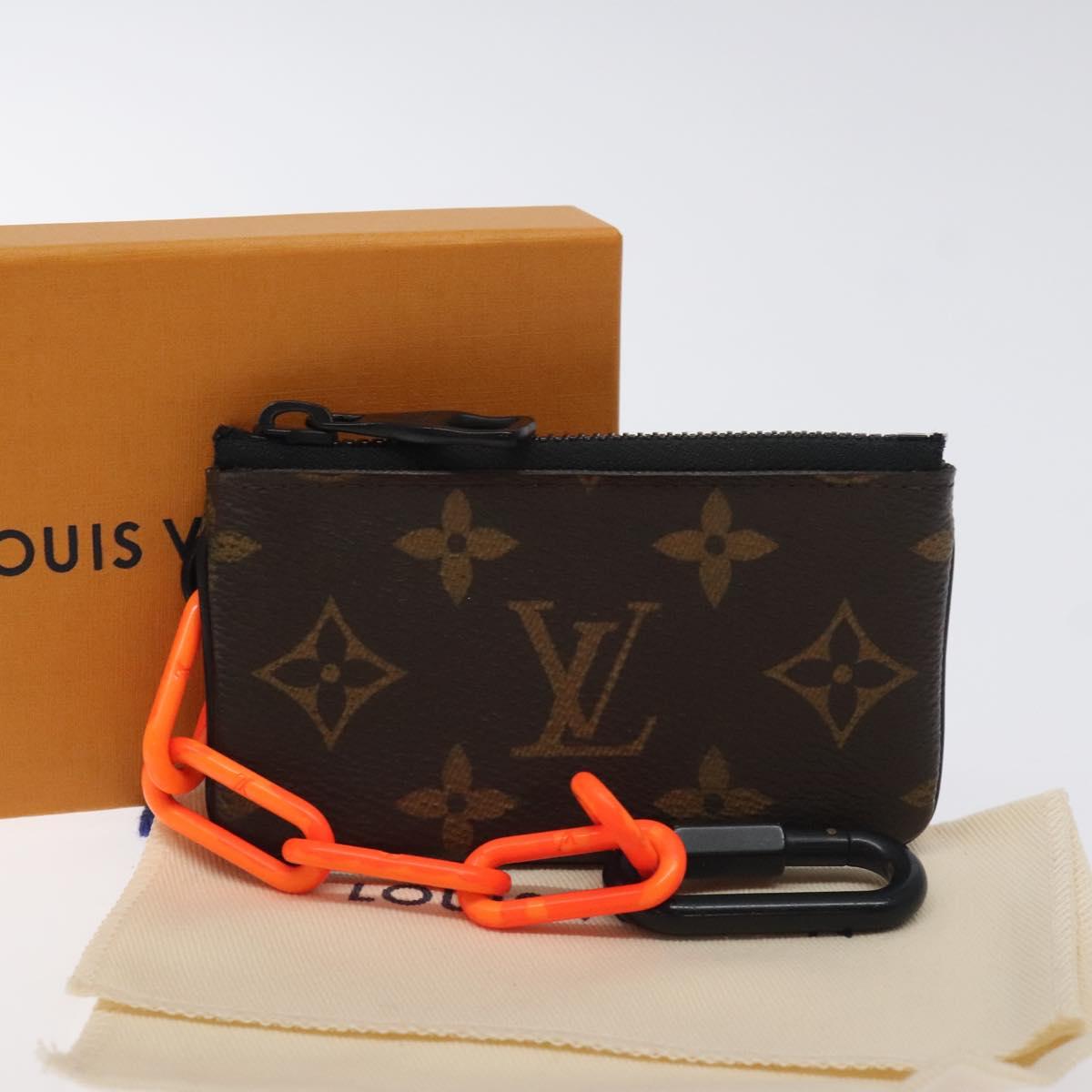 LOUIS VUITTON Monogram Solar Powered Ray Pochette Cles M44487 LV Auth mr1436