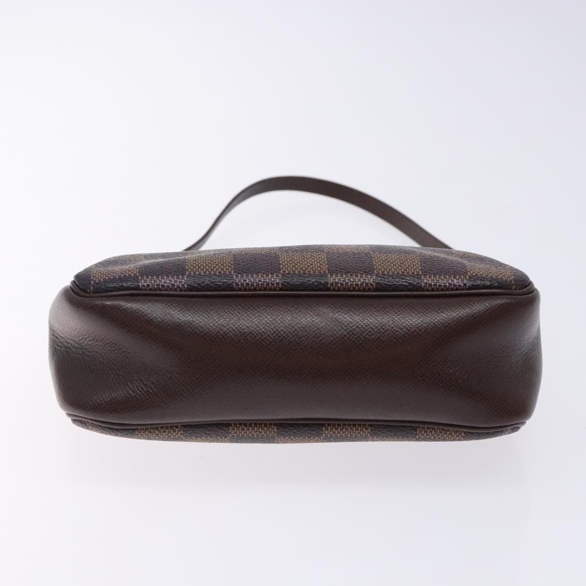 LOUIS VUITTON Damier Ebene Trousse Makeup Pouch N51982 LV Auth mr1493