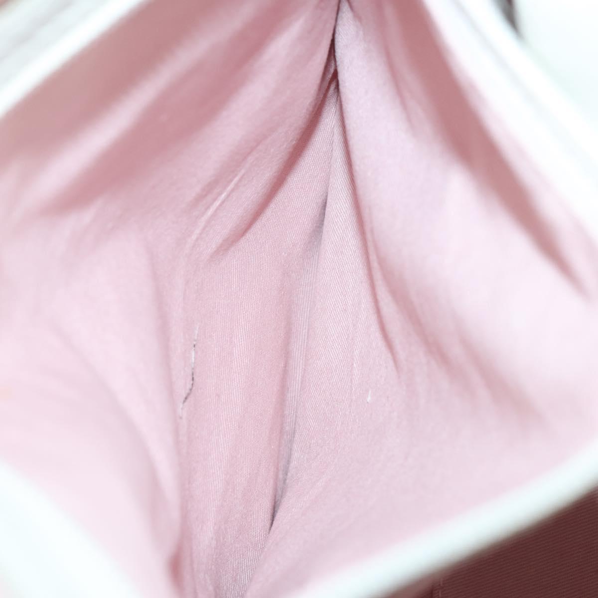 BALLY Shoulder Bag Leather White Auth mr1501