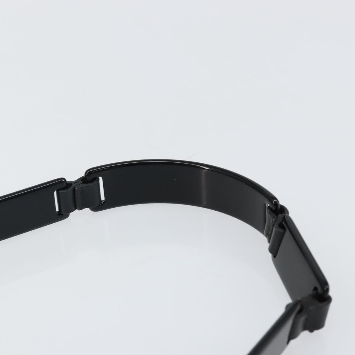 PRADA Quilted Chain Shoulder Bag Nylon plastic Green Auth mr1504