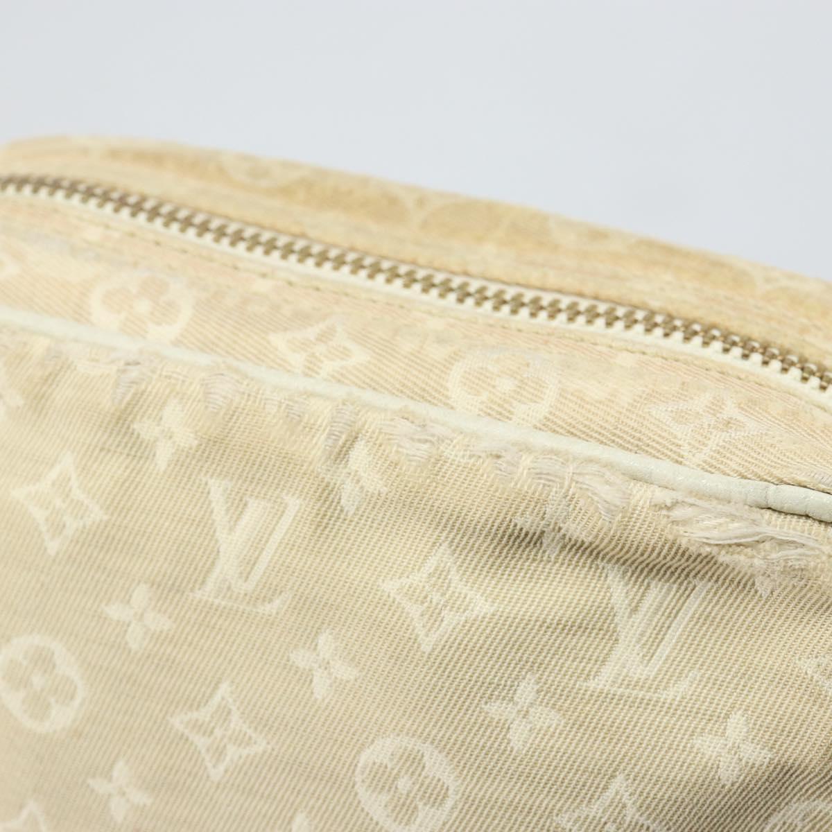 LOUIS VUITTON Monogram Mini Lin Danube Shoulder Bag Dunne M95318 LV Auth mr1523