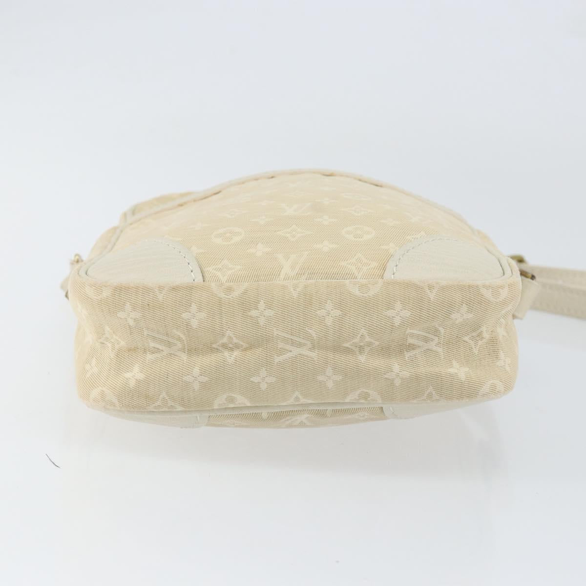 LOUIS VUITTON Monogram Mini Lin Danube Shoulder Bag Dunne M95318 LV Auth mr1523