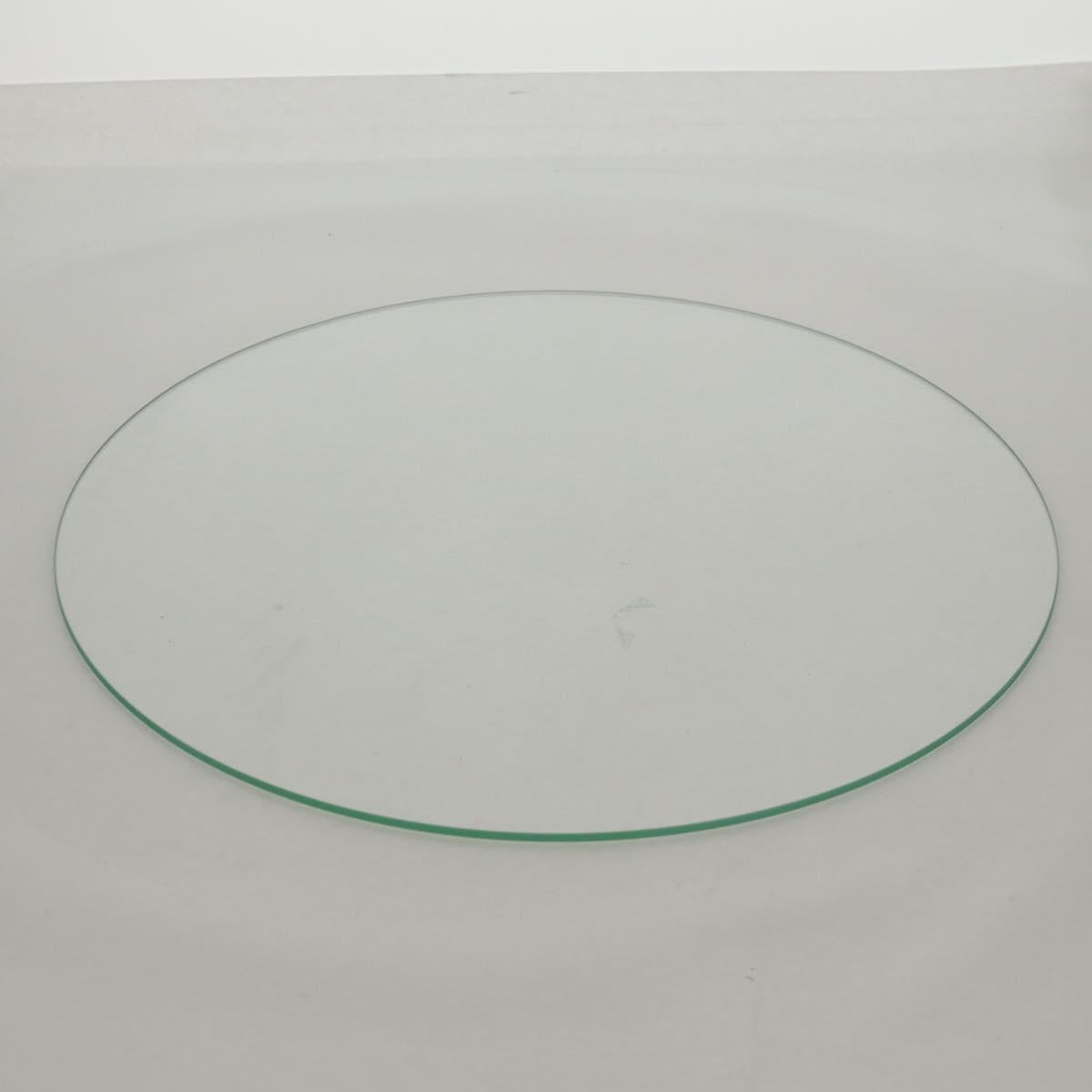 HERMES Wicker Round Tray Ozre Wood Beige Auth mr1545AV