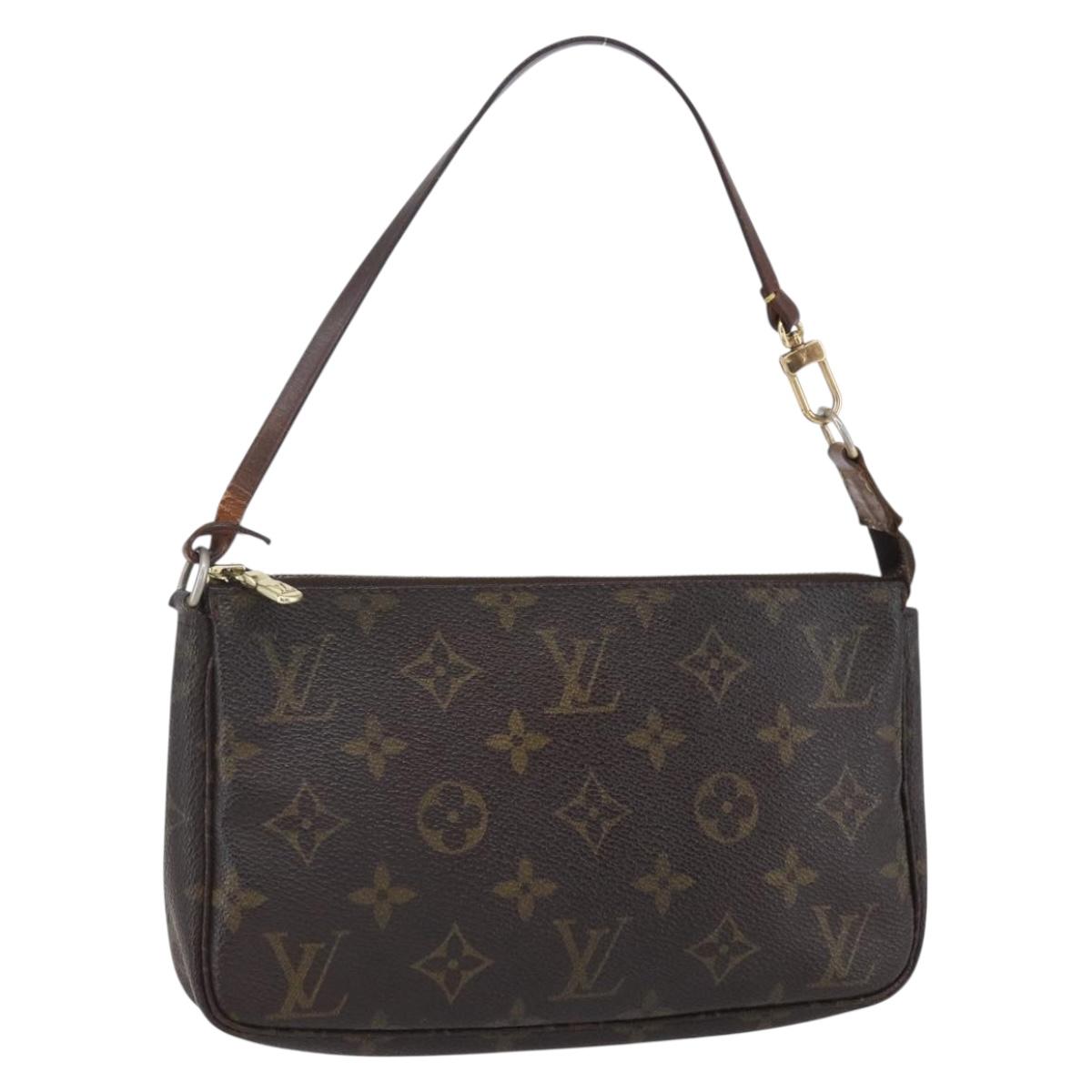 LOUIS VUITTON Monogram Pochette Accessoires Pouch M51980 LV Auth mr1568