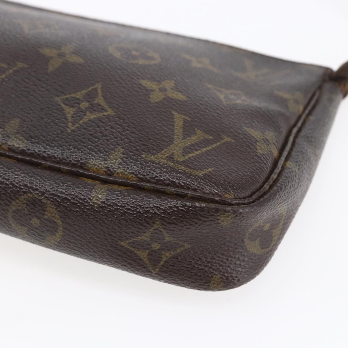LOUIS VUITTON Monogram Pochette Accessoires Pouch M51980 LV Auth mr1568