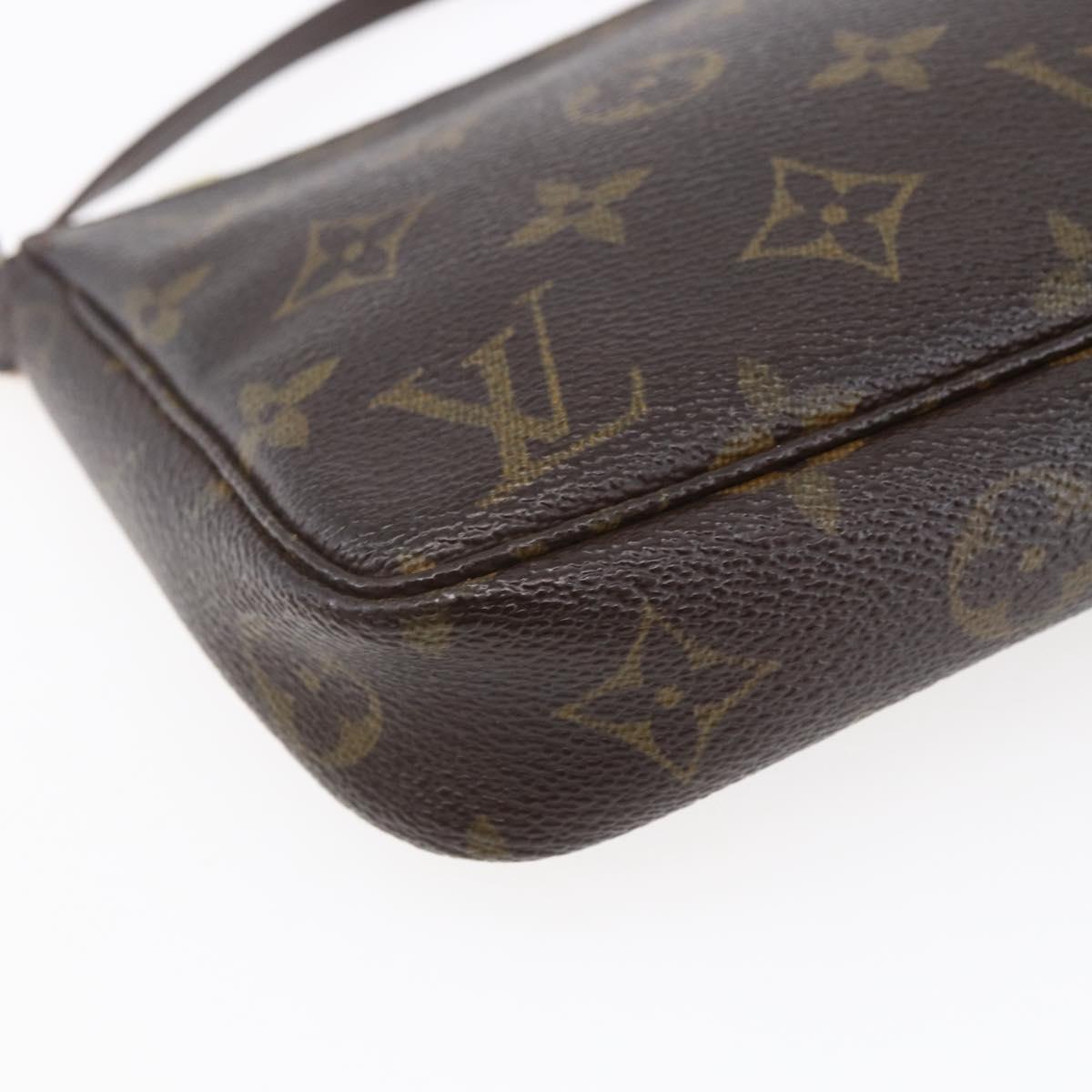 LOUIS VUITTON Monogram Pochette Accessoires Pouch M51980 LV Auth mr1568