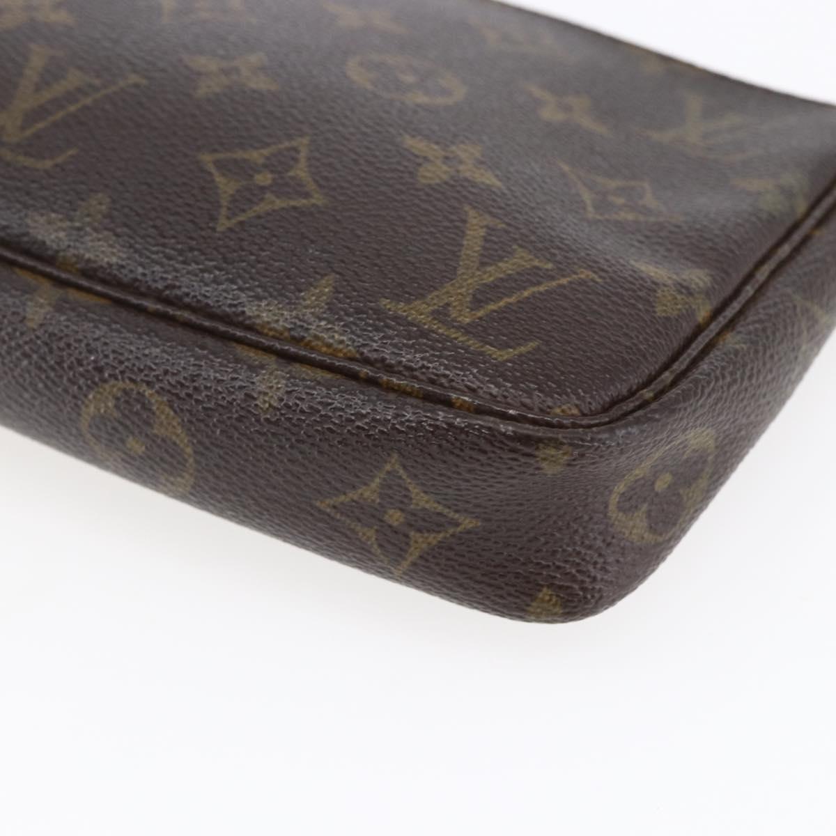 LOUIS VUITTON Monogram Pochette Accessoires Pouch M51980 LV Auth mr1568