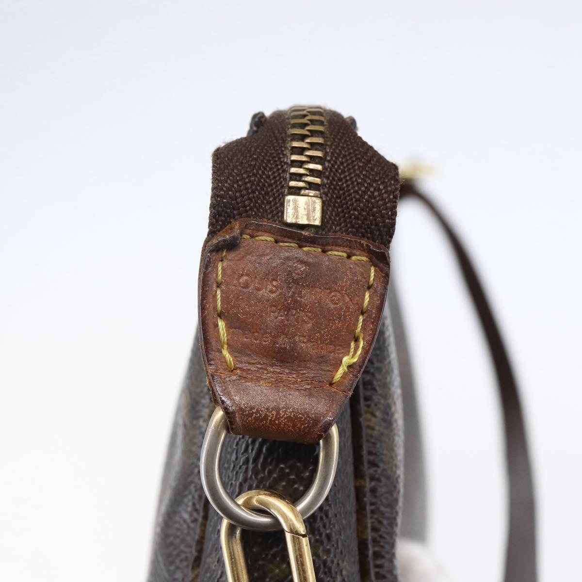 LOUIS VUITTON Monogram Pochette Accessoires Pouch M51980 LV Auth mr1568