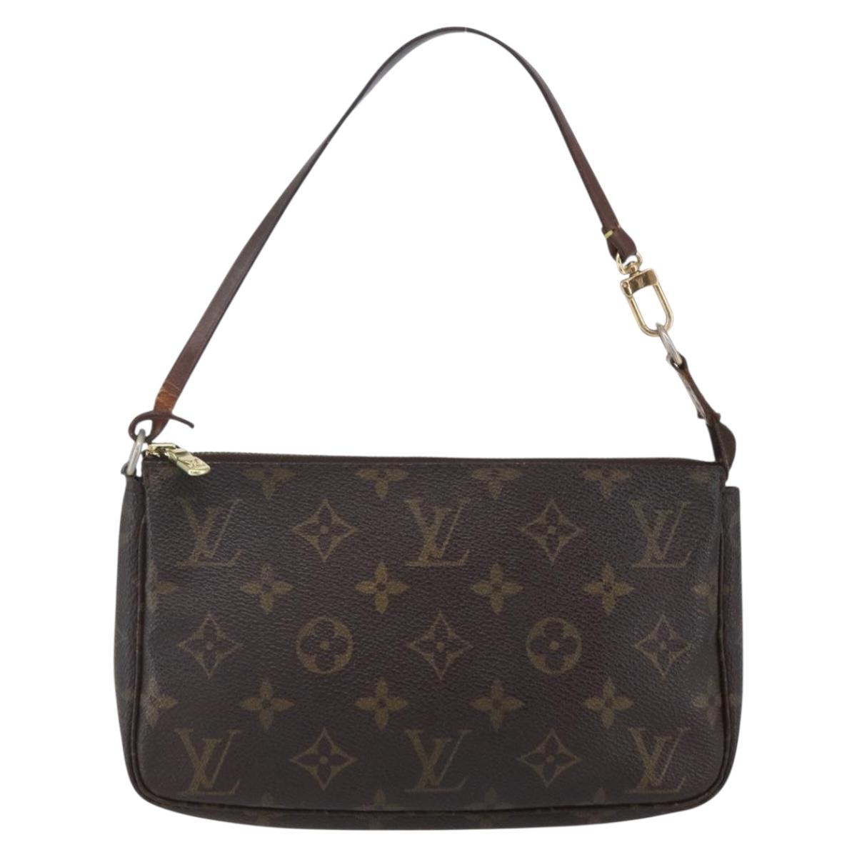 LOUIS VUITTON Monogram Pochette Accessoires Pouch M51980 LV Auth mr1568