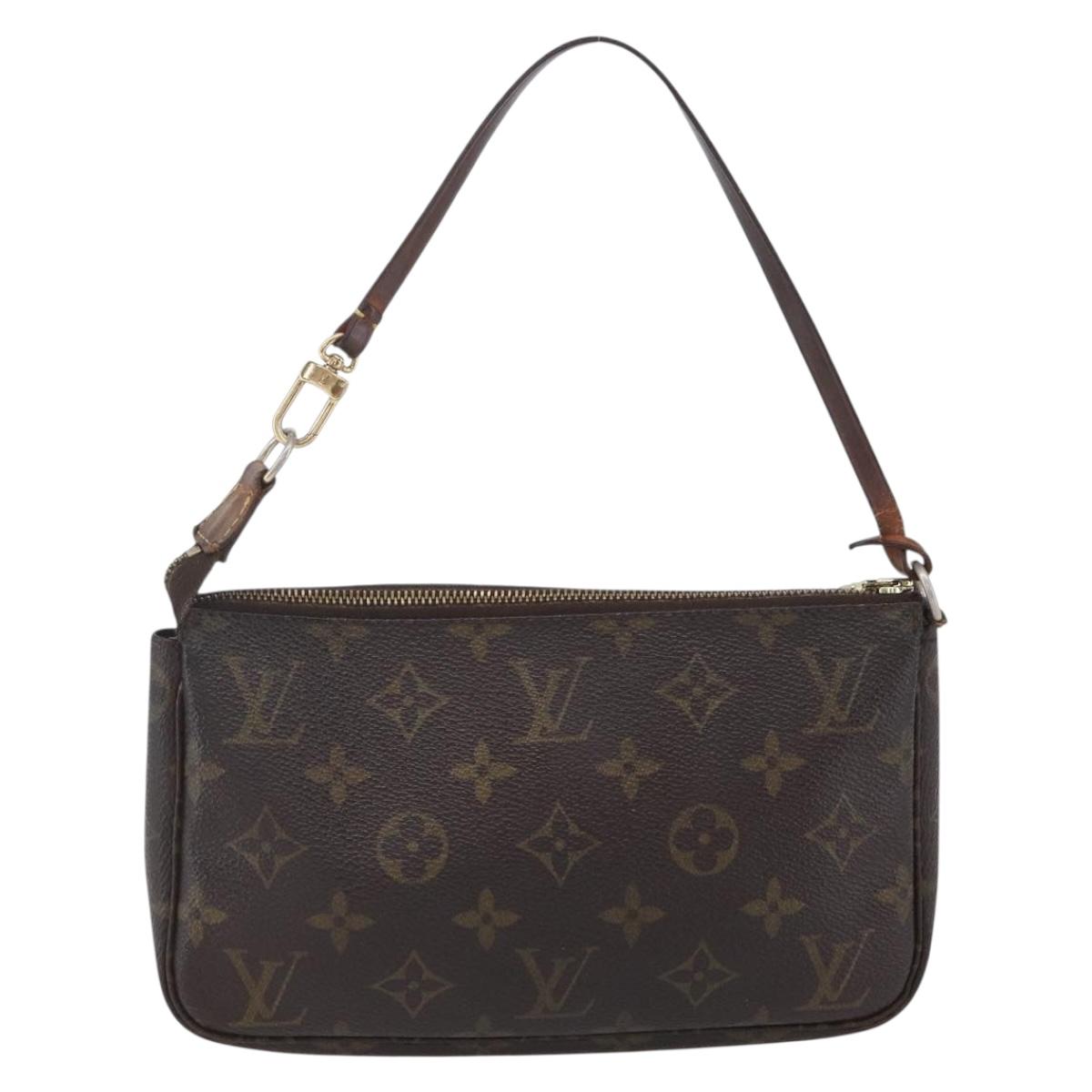 LOUIS VUITTON Monogram Pochette Accessoires Pouch M51980 LV Auth mr1568