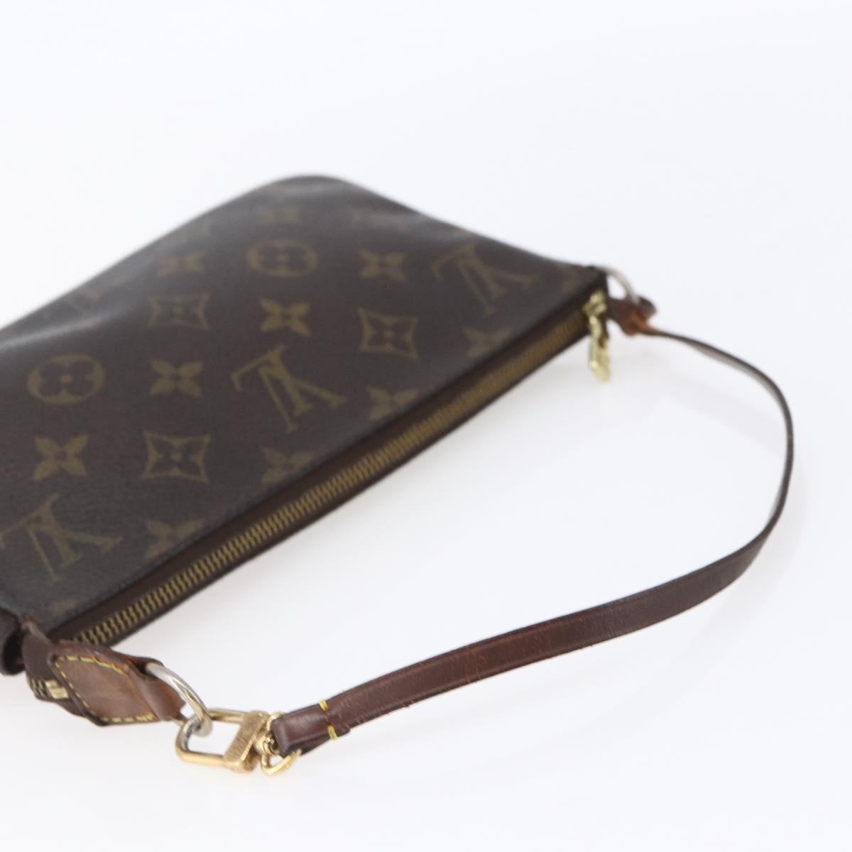 LOUIS VUITTON Monogram Pochette Accessoires Pouch M51980 LV Auth mr1568