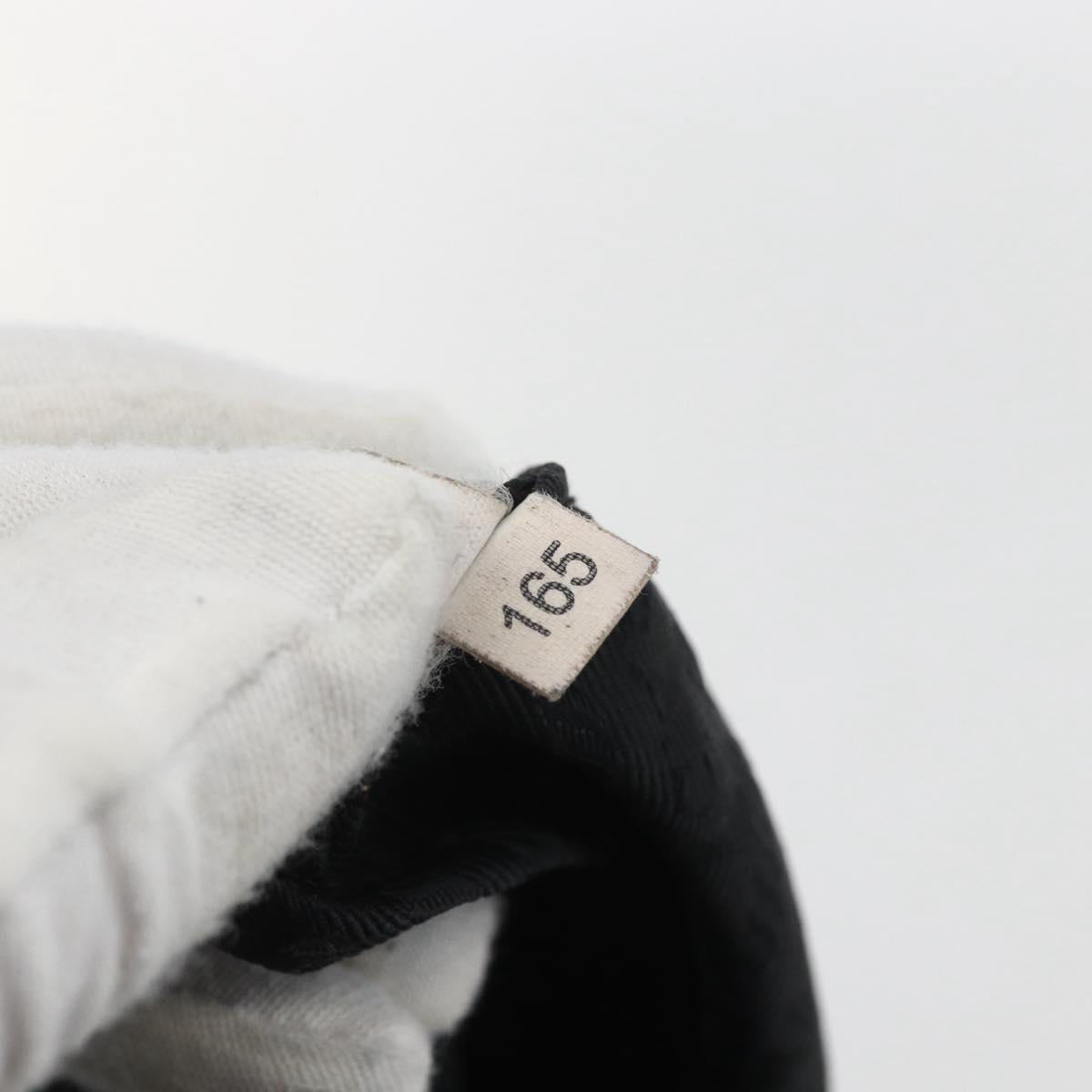 PRADA Hand Bag Leather 2way Black Gold Auth mr1569