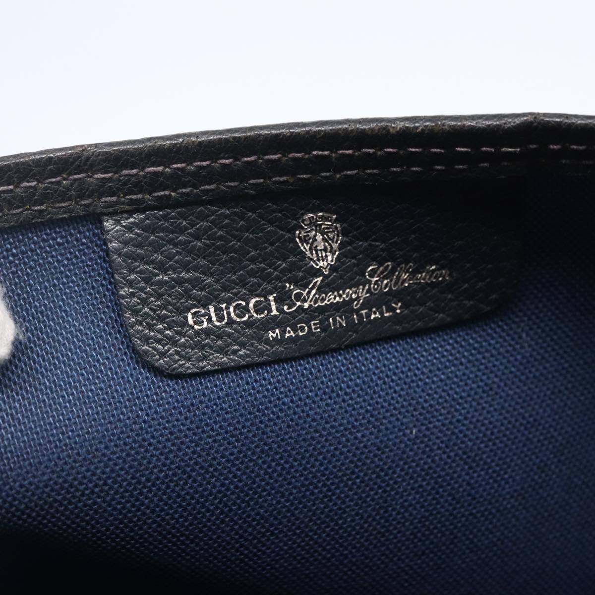 GUCCI GG Supreme Sherry Line Tote Bag PVC Navy 39 02 003 Auth mr1584