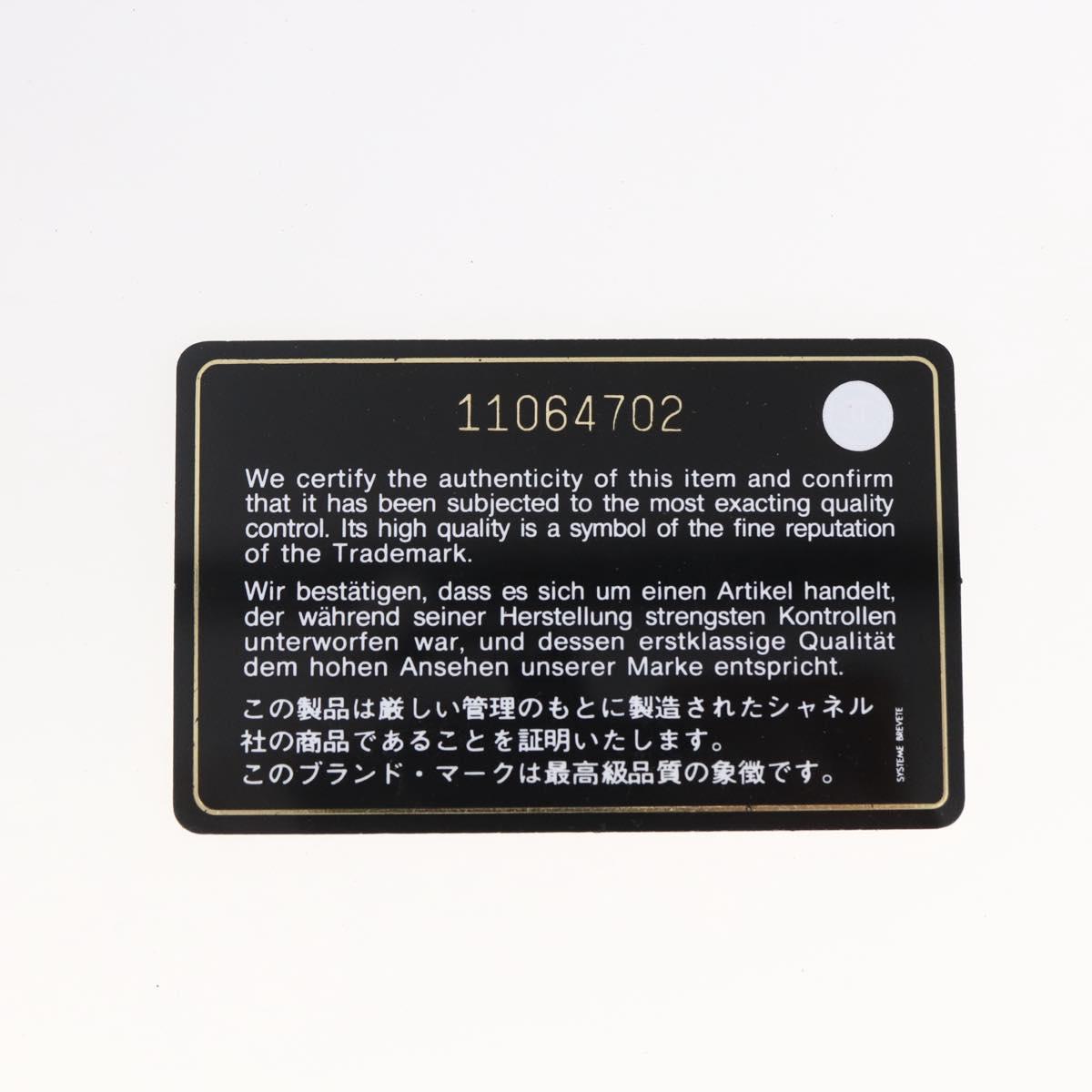 CHANEL New Travel Line Hand Bag Nylon Black Gold CC Auth mr1588