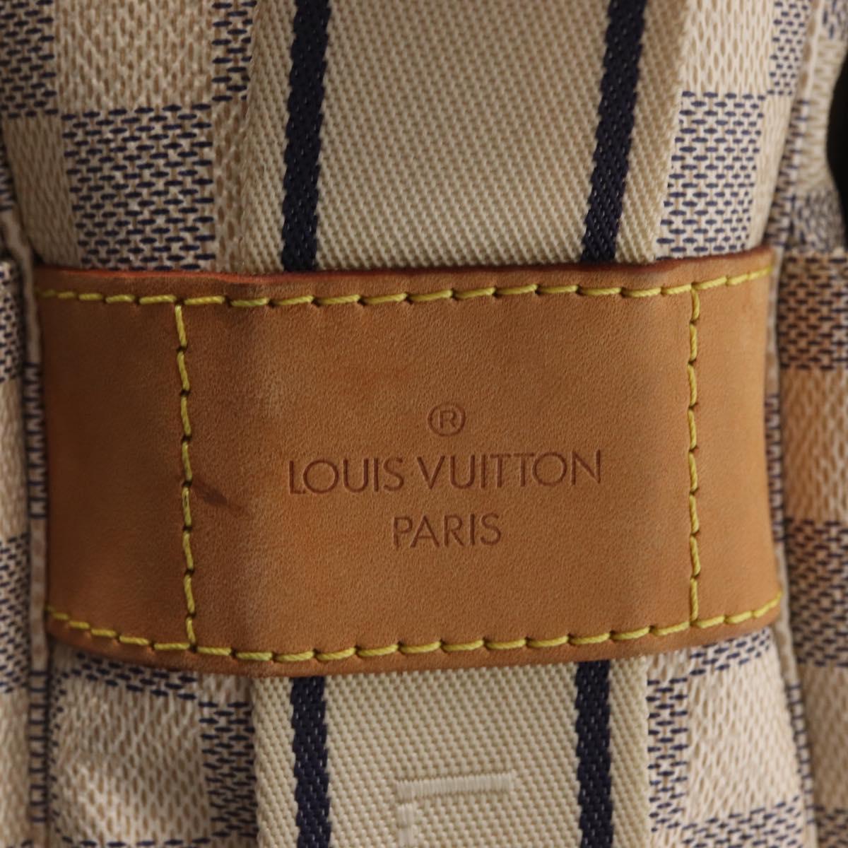 LOUIS VUITTON Damier Azur Naviglio Shoulder Bag N51189 LV Auth mr1589