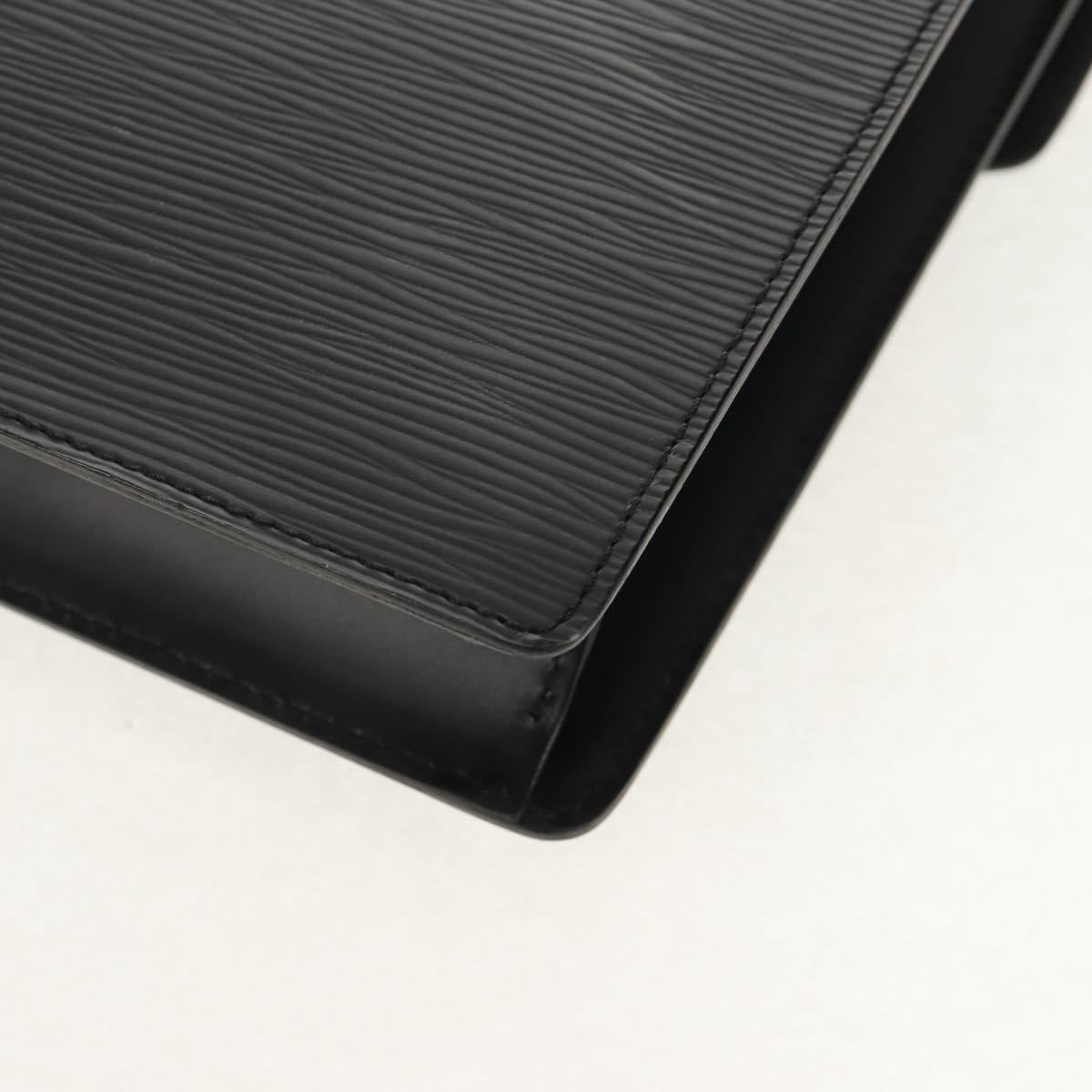 LOUIS VUITTON Epi Monceau 28 Hand Bag Black M52122 LV Auth mr1592A