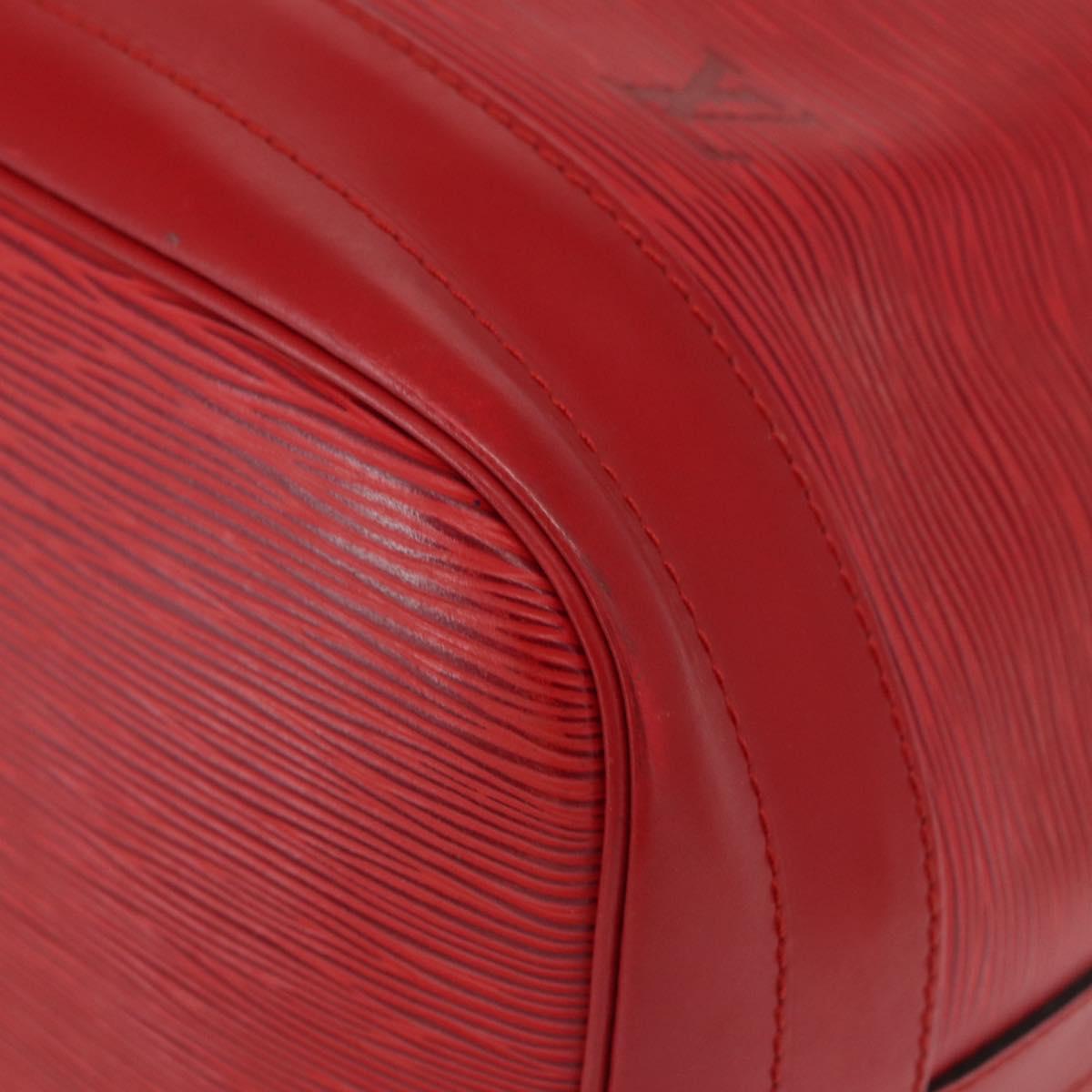 LOUIS VUITTON Epi Noe Shoulder Bag Red M44007 LV Auth mr1595
