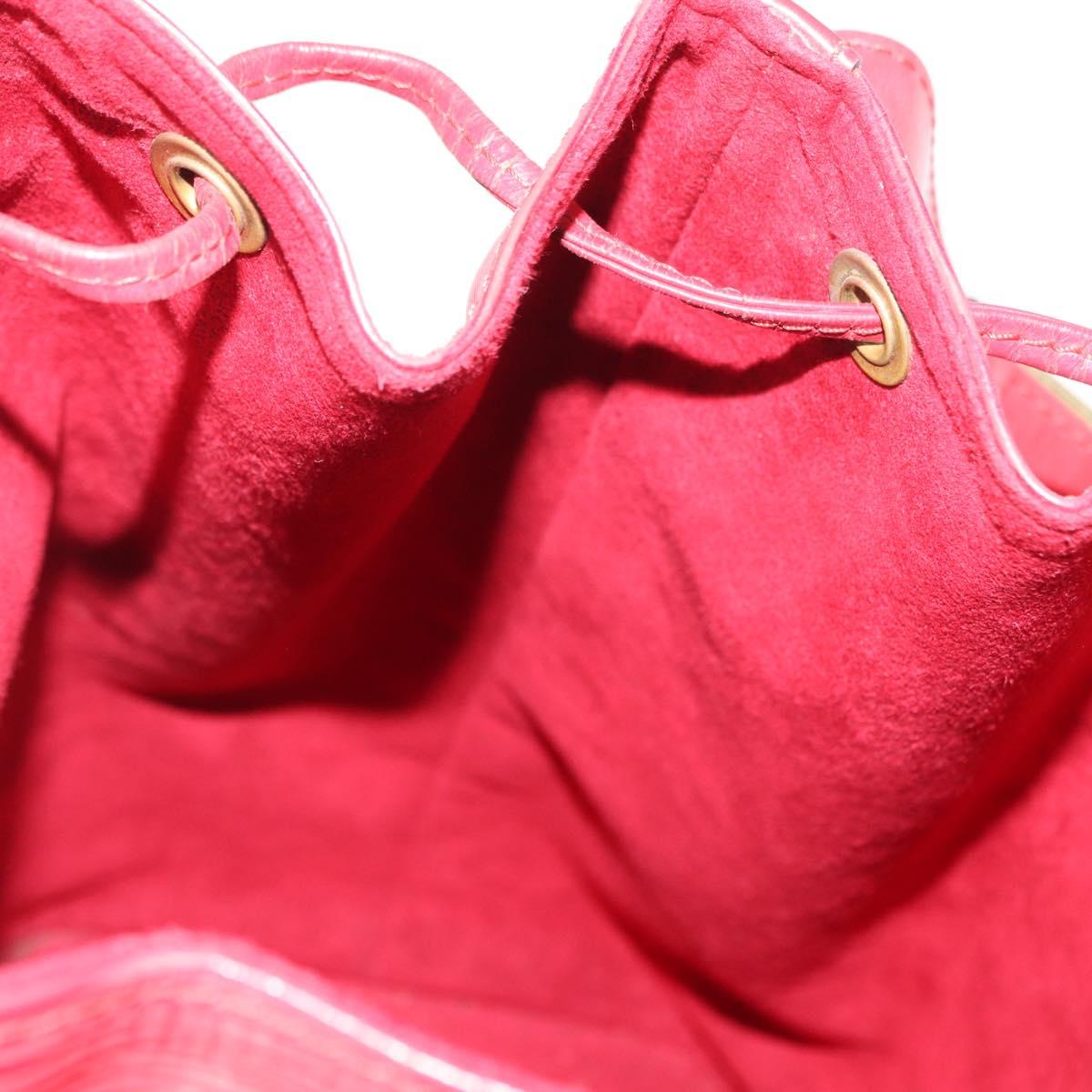 LOUIS VUITTON Epi Noe Shoulder Bag Red M44007 LV Auth mr1595