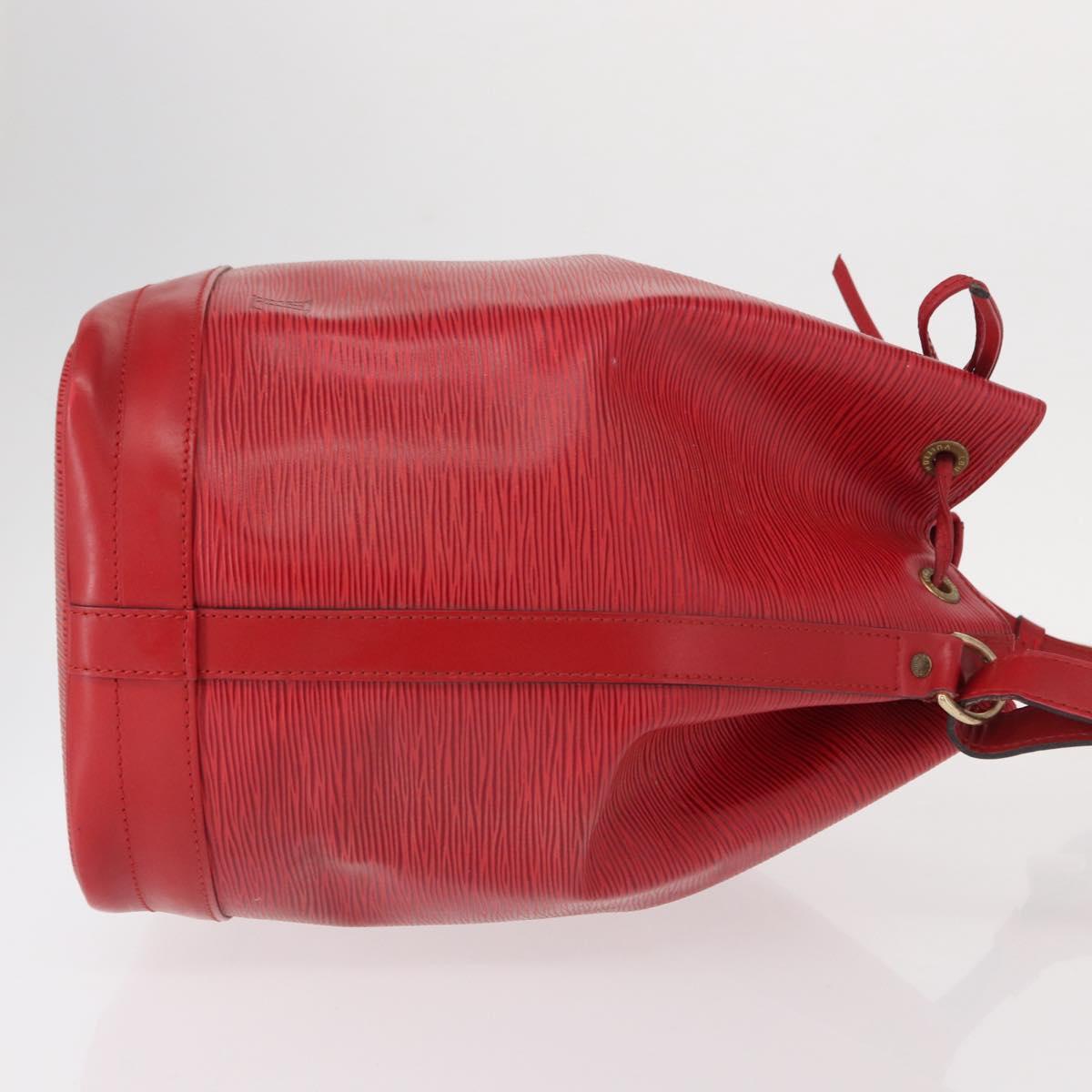 LOUIS VUITTON Epi Noe Shoulder Bag Red M44007 LV Auth mr1595