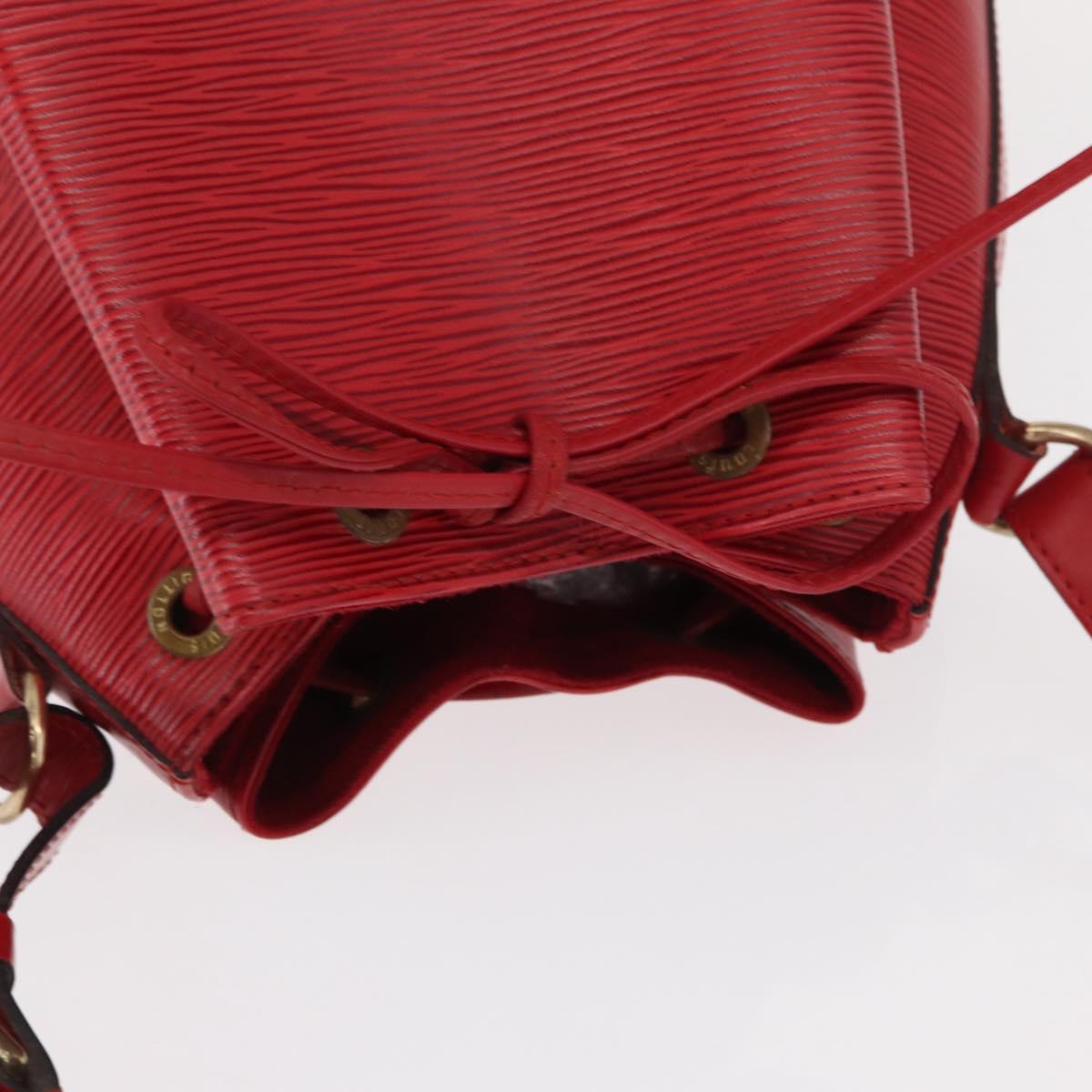 LOUIS VUITTON Epi Noe Shoulder Bag Red M44007 LV Auth mr1595