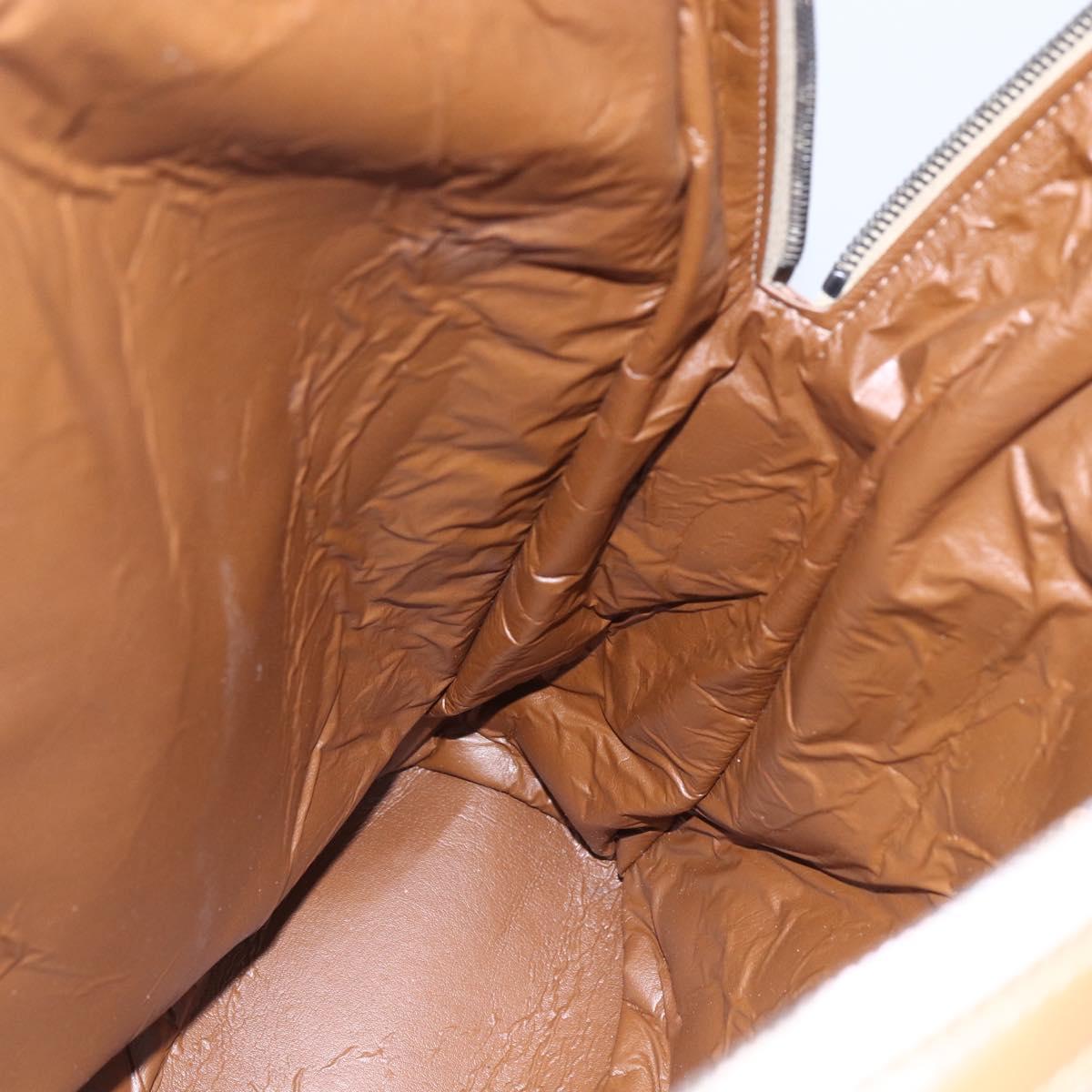 GUCCI GG Canvas Web Sherry Line special edition Hand Bag Beige Gold Auth mr1598