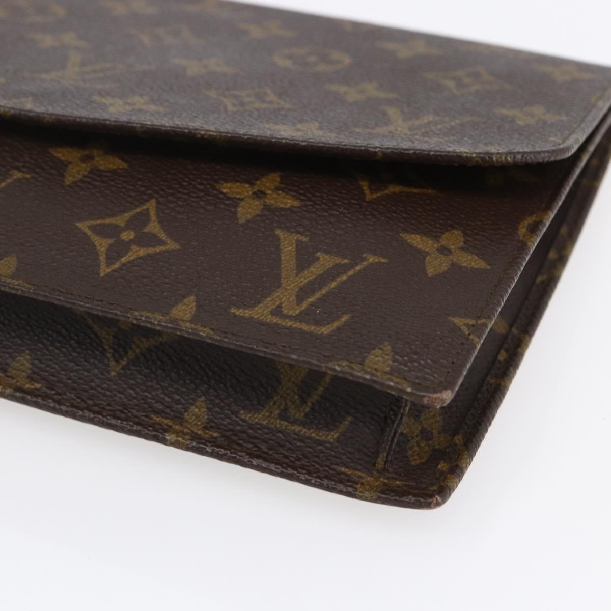 LOUIS VUITTON Monogram Pochette Rabat 23 Clutch Bag M51940 LV Auth mr1605