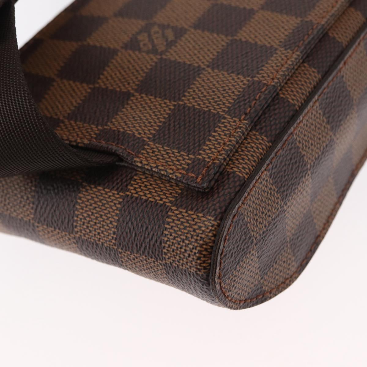 LOUIS VUITTON Damier Ebene Geronimos Shoulder Bag N51994 LV Auth mr1613