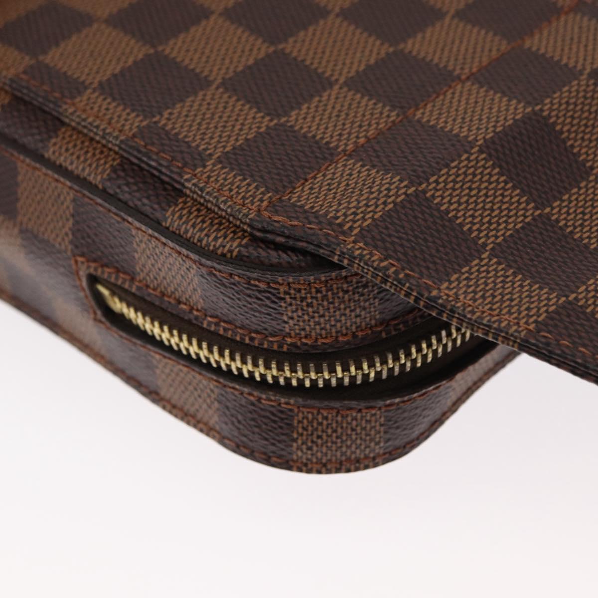 LOUIS VUITTON Damier Ebene Geronimos Shoulder Bag N51994 LV Auth mr1613