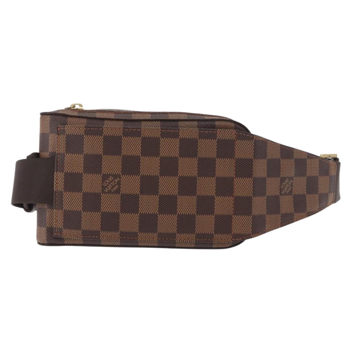 LOUIS VUITTON Damier Ebene Geronimos Shoulder Bag N51994 LV Auth mr1613