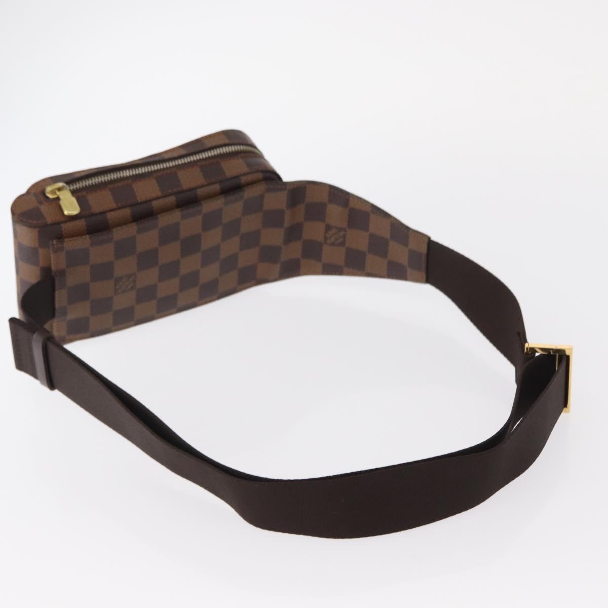 LOUIS VUITTON Damier Ebene Geronimos Shoulder Bag N51994 LV Auth mr1613
