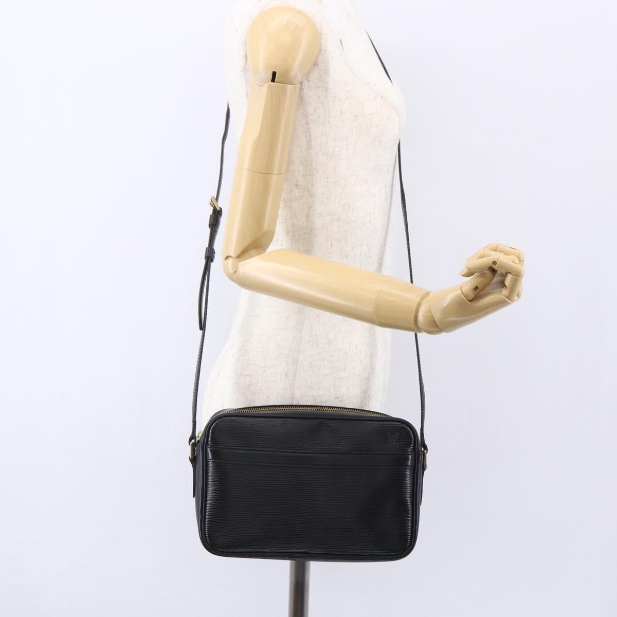 LOUIS VUITTON Epi Trocadero 23 Shoulder Bag Black M52302 LV Auth mr1615