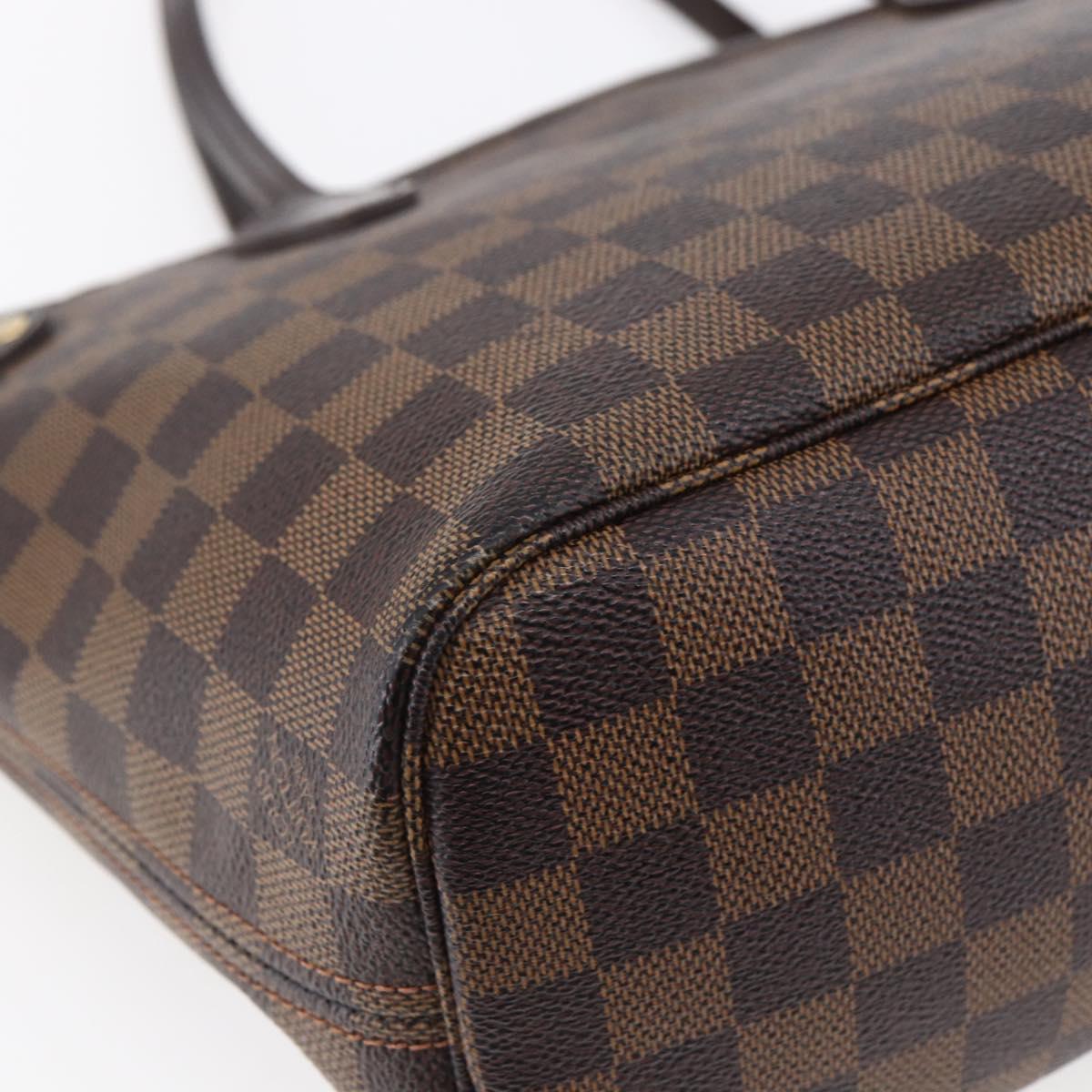 LOUIS VUITTON Damier Ebene Neverfull PM Tote Bag N51109 LV Auth mr1616