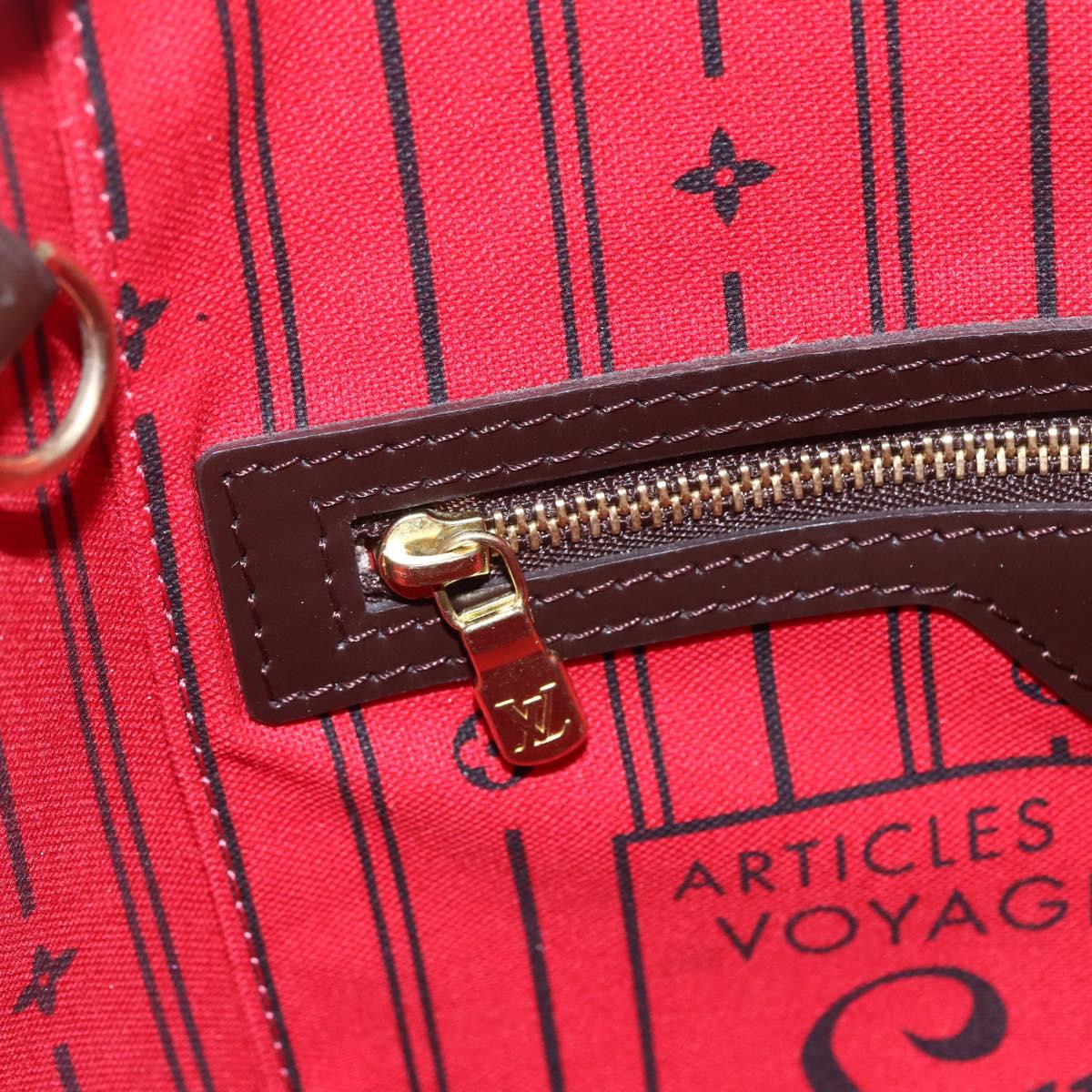 LOUIS VUITTON Damier Ebene Neverfull PM Tote Bag N51109 LV Auth mr1616