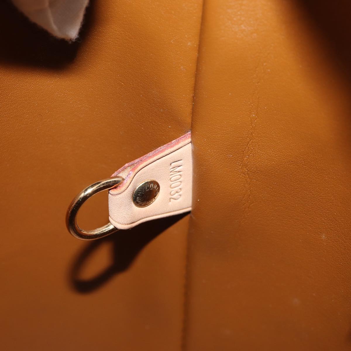 LOUIS VUITTON Monogram Vernis Houston Hand Bag Bronze M91122 LV Auth mr1617V