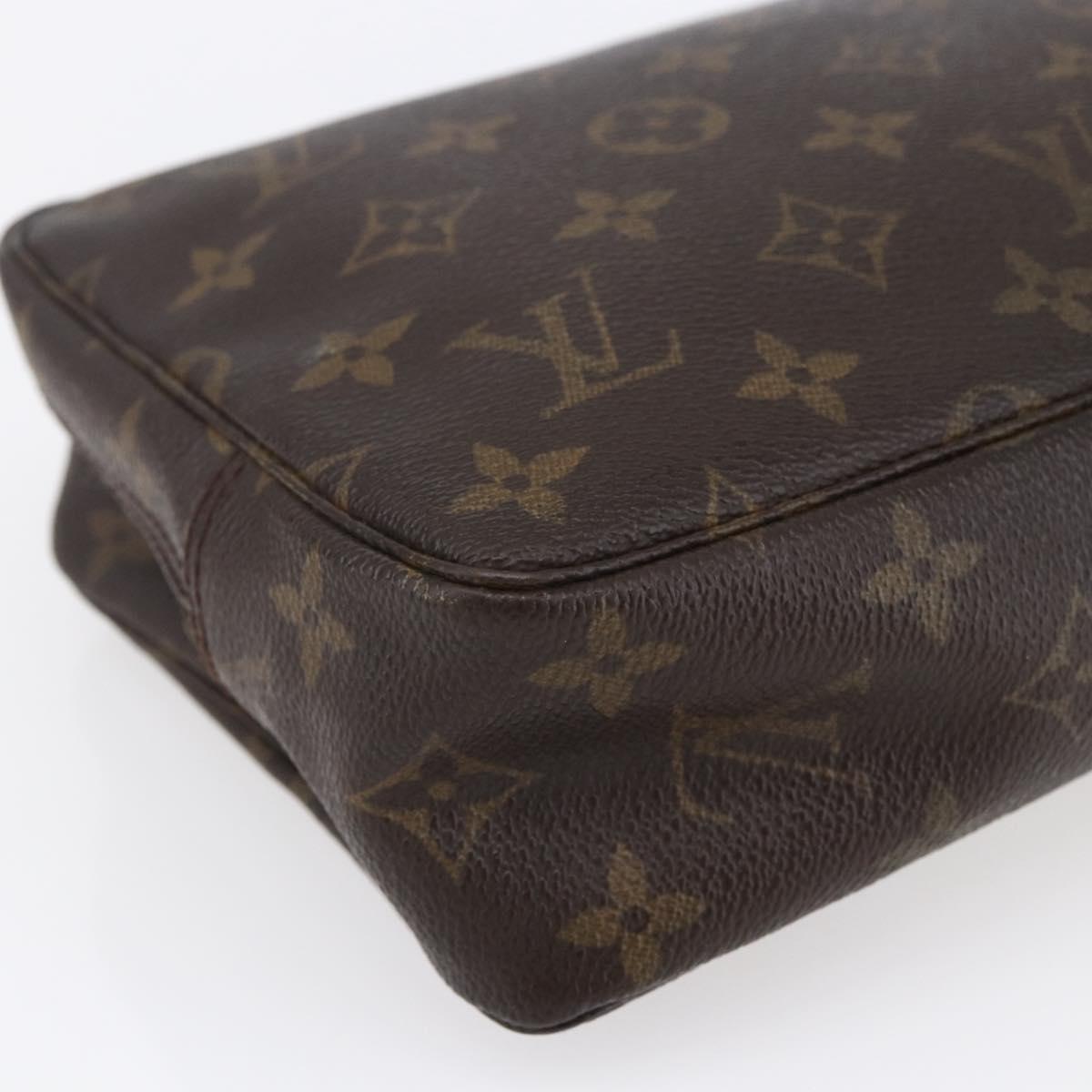 LOUIS VUITTON Monogram Trousse Toilette 23 Clutch Bag M47524 LV Auth mr1619