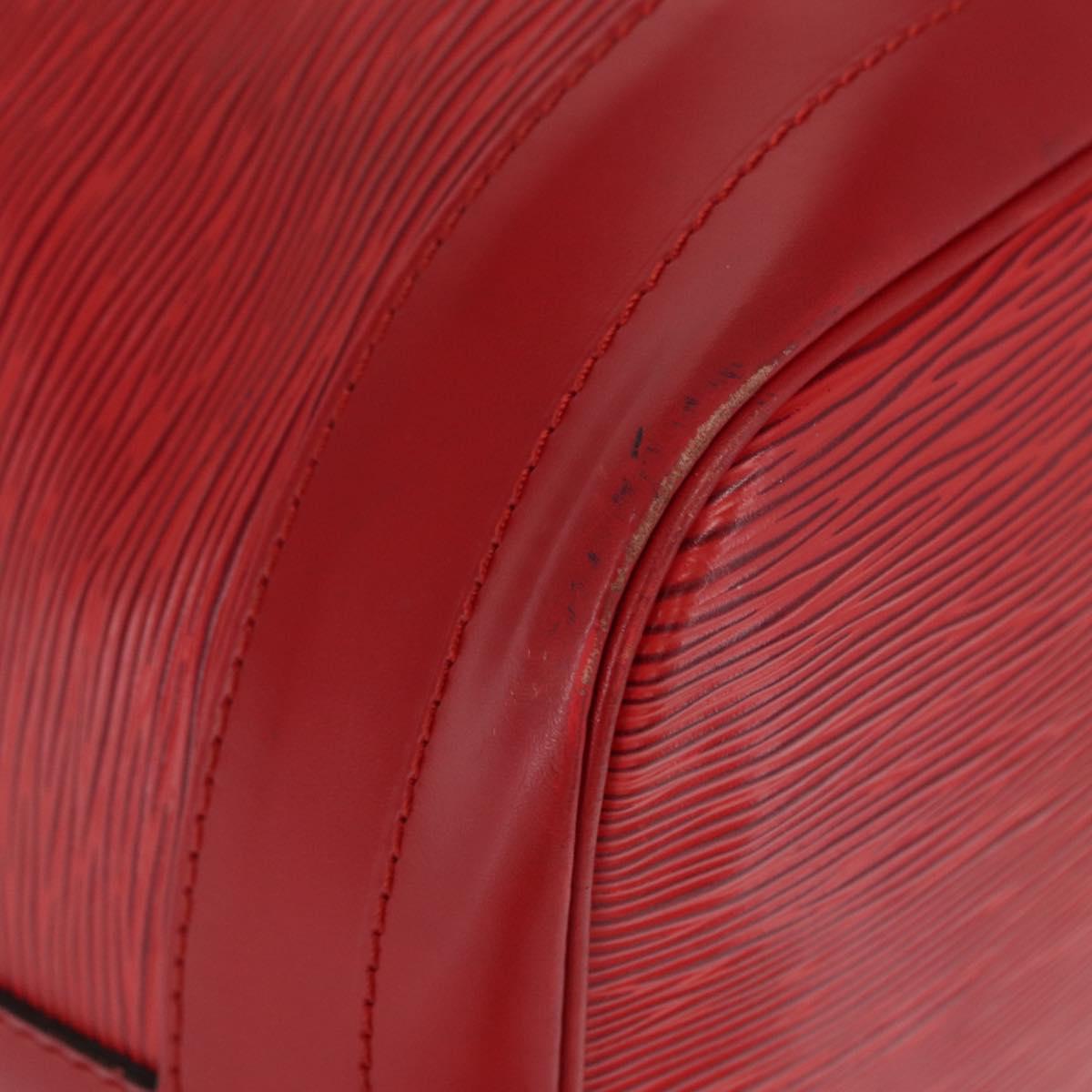 LOUIS VUITTON Epi Noe Shoulder Bag Red M44007 LV Auth mr1624