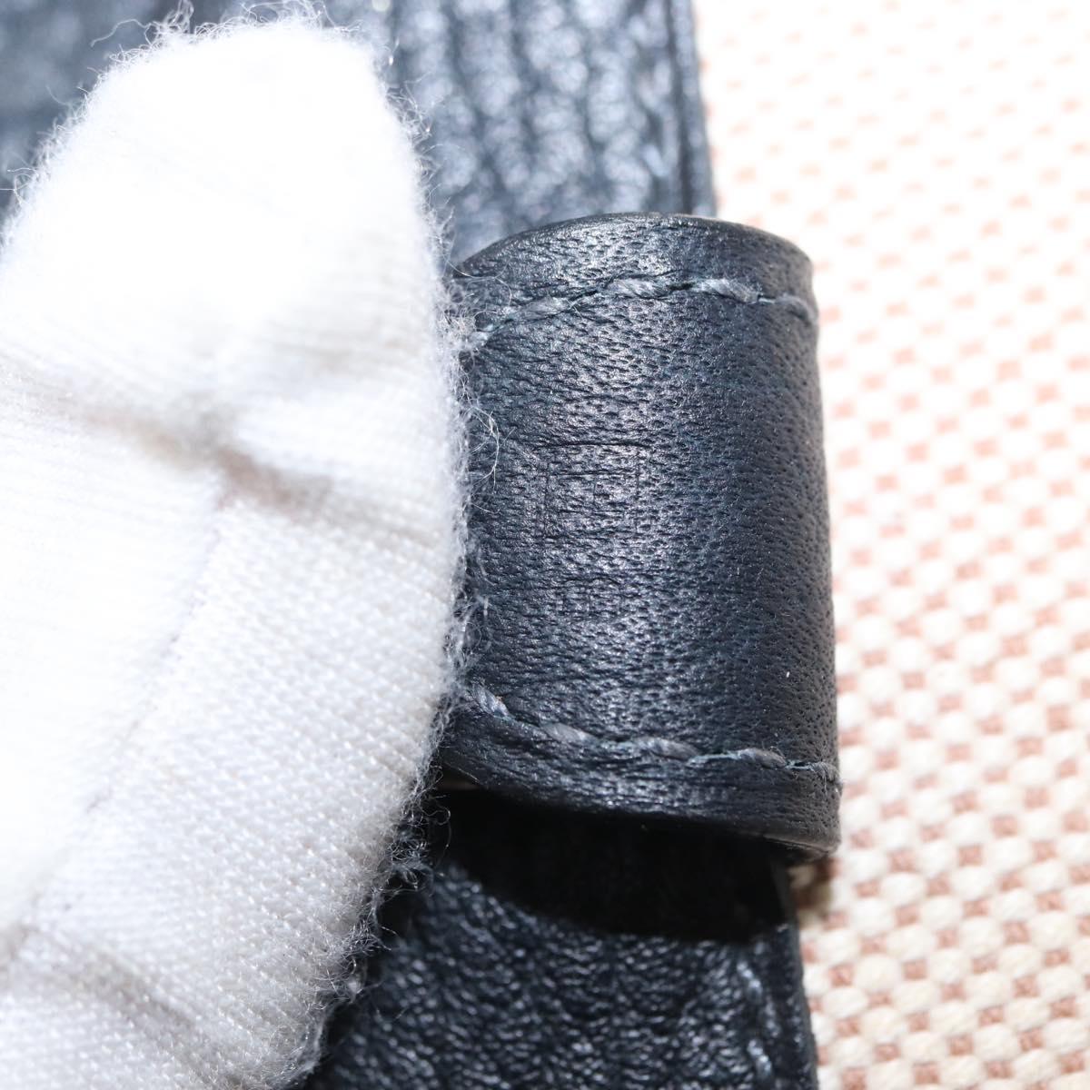 HERMES Pet Carry Bag Canvas Leather Beige Silver Auth mr1626