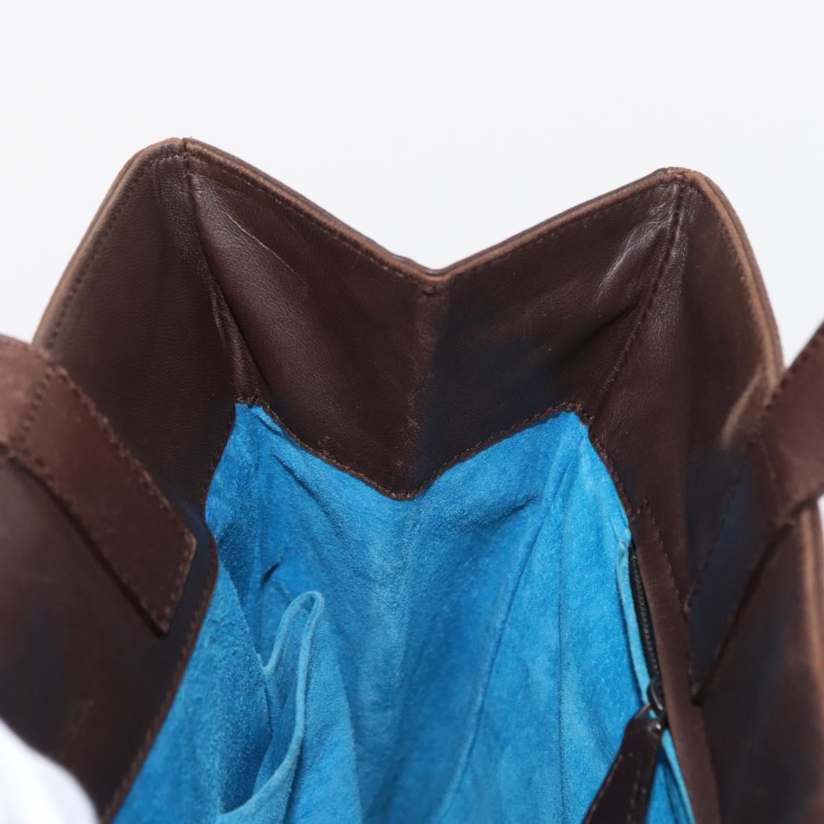 BOTTEGA VENETA INTRECCIATO Tote Bag Leather Brown Auth mr1640