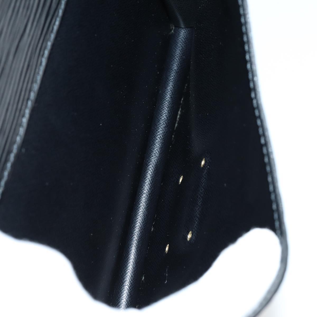 LOUIS VUITTON Epi Biface Clutch Bag Black M52322 LV Auth mr1641