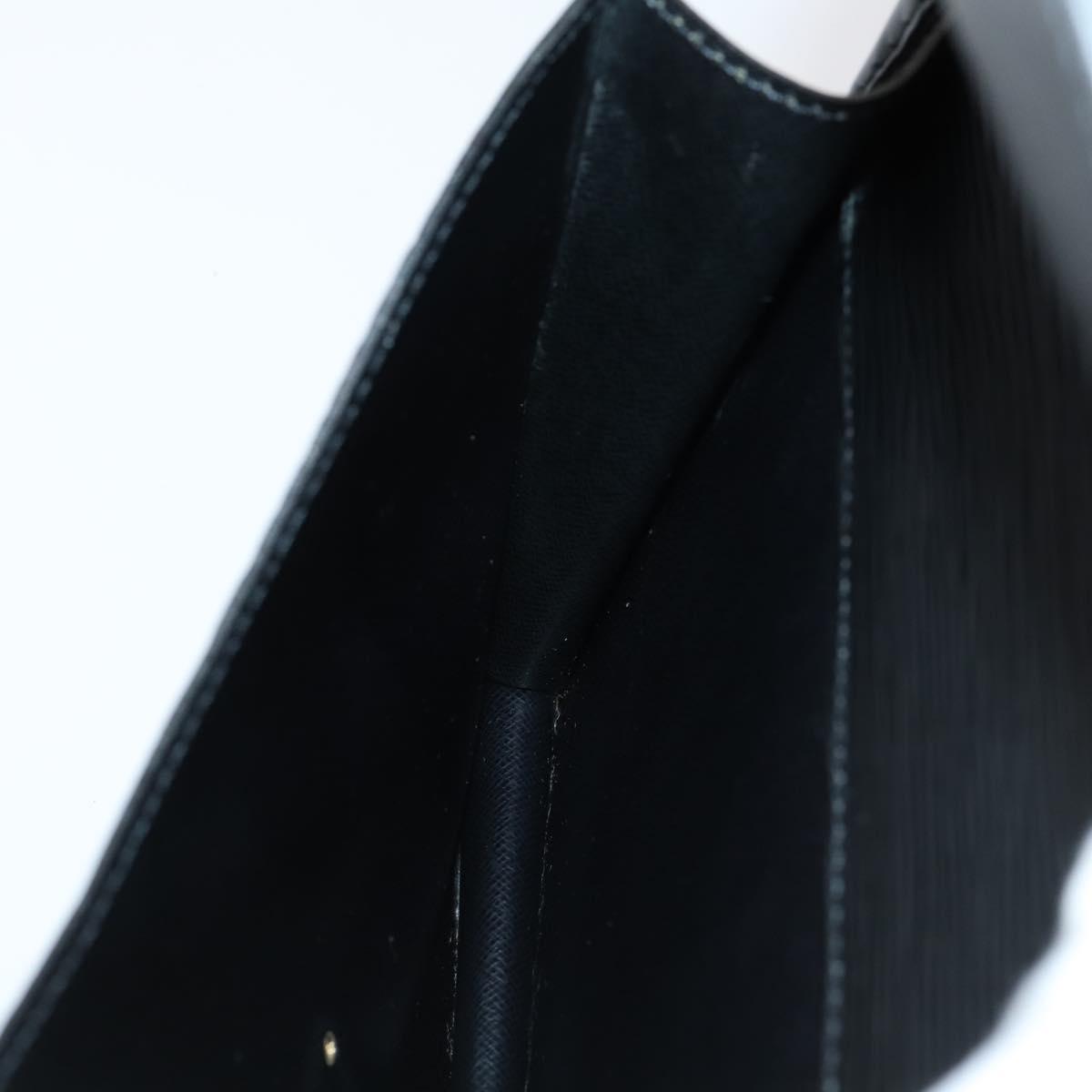 LOUIS VUITTON Epi Biface Clutch Bag Black M52322 LV Auth mr1641
