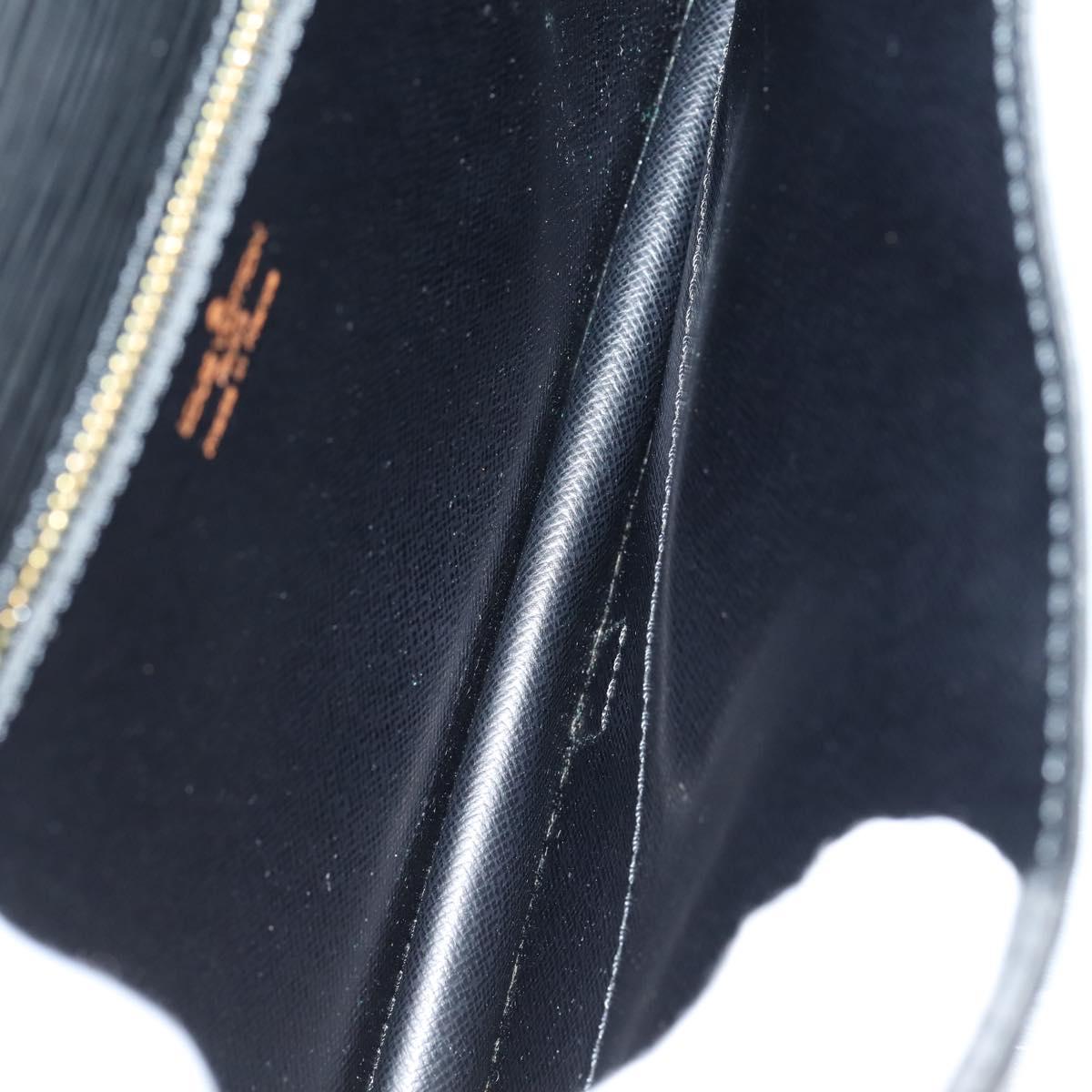 LOUIS VUITTON Epi Biface Clutch Bag Black M52322 LV Auth mr1641