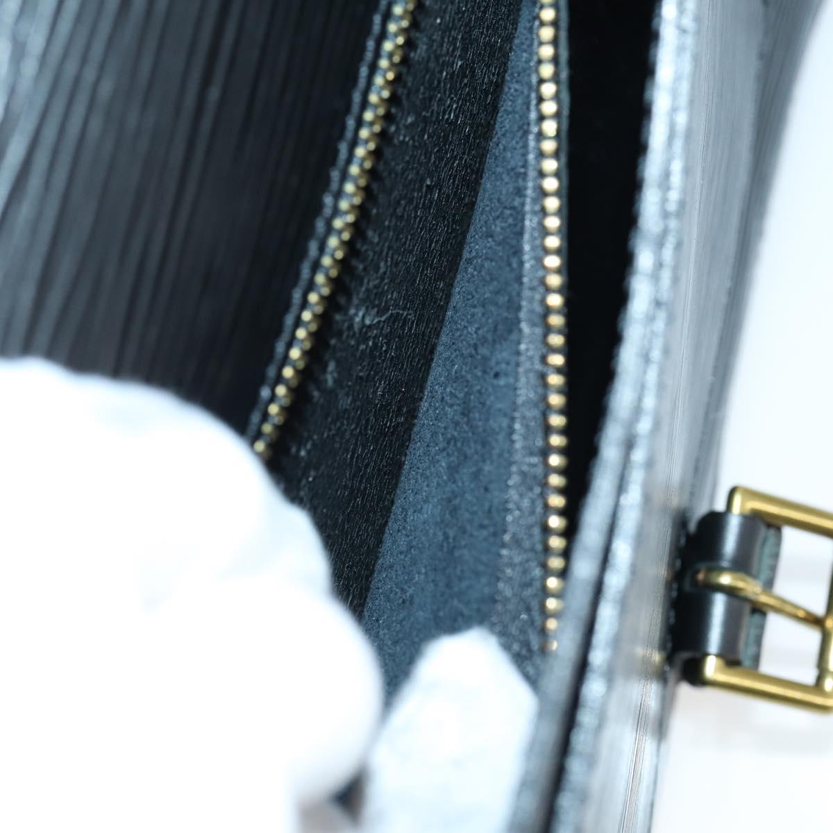 LOUIS VUITTON Epi Biface Clutch Bag Black M52322 LV Auth mr1641
